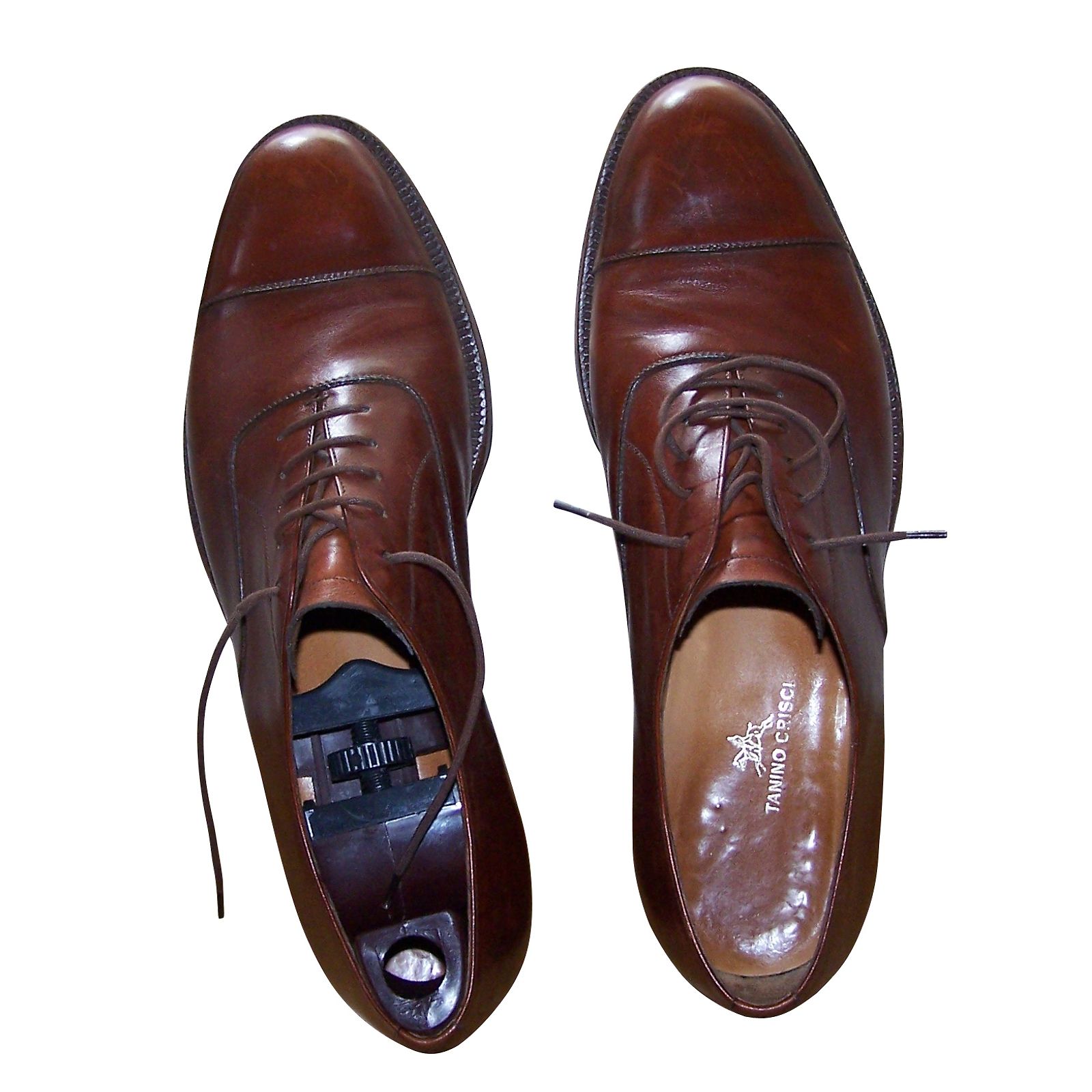 Mocassins Homme En Cuir Marron Cheany Taille 8 (UK) - Semelle Caoutchouc Soudée - Occasion