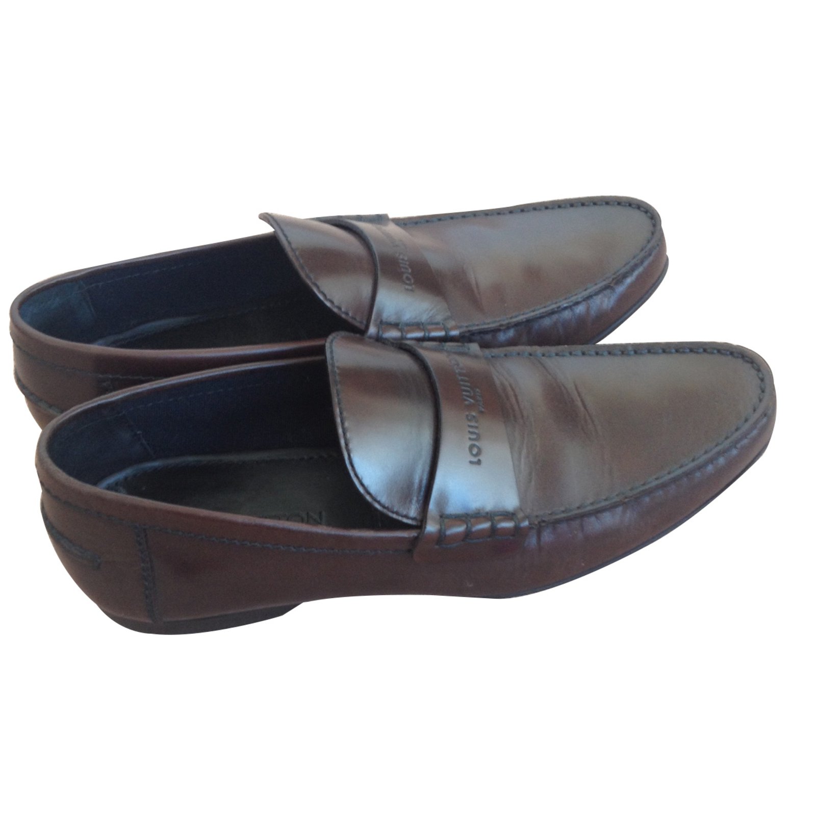 Louis Vuitton Brown Loafers & Slip-Ons for Men