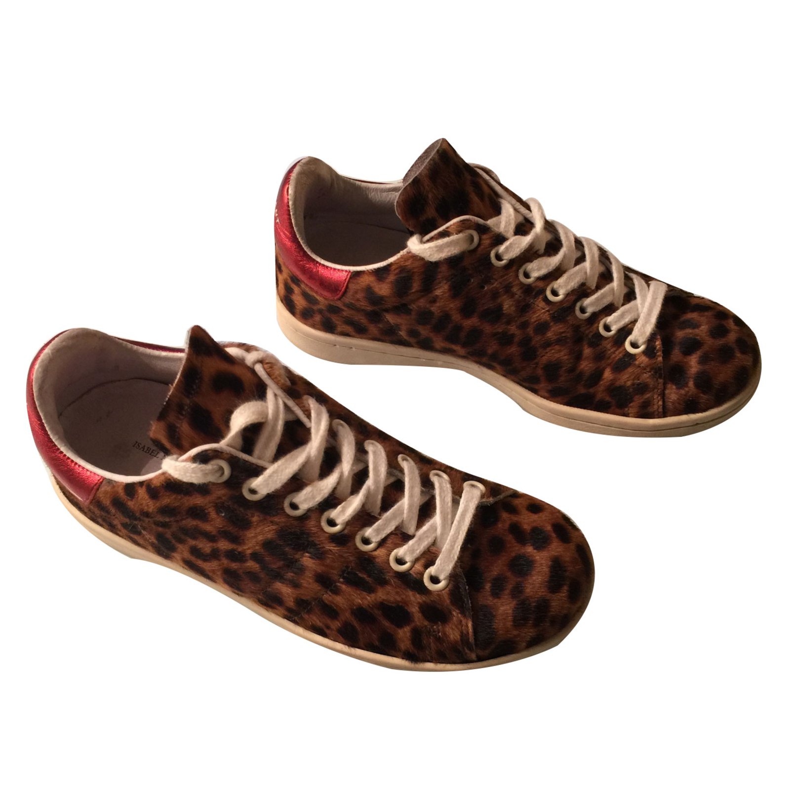 albue videnskabelig deadlock Isabel Marant Etoile Sneakers Leopard print Pony-style calfskin ref.10777 -  Joli Closet