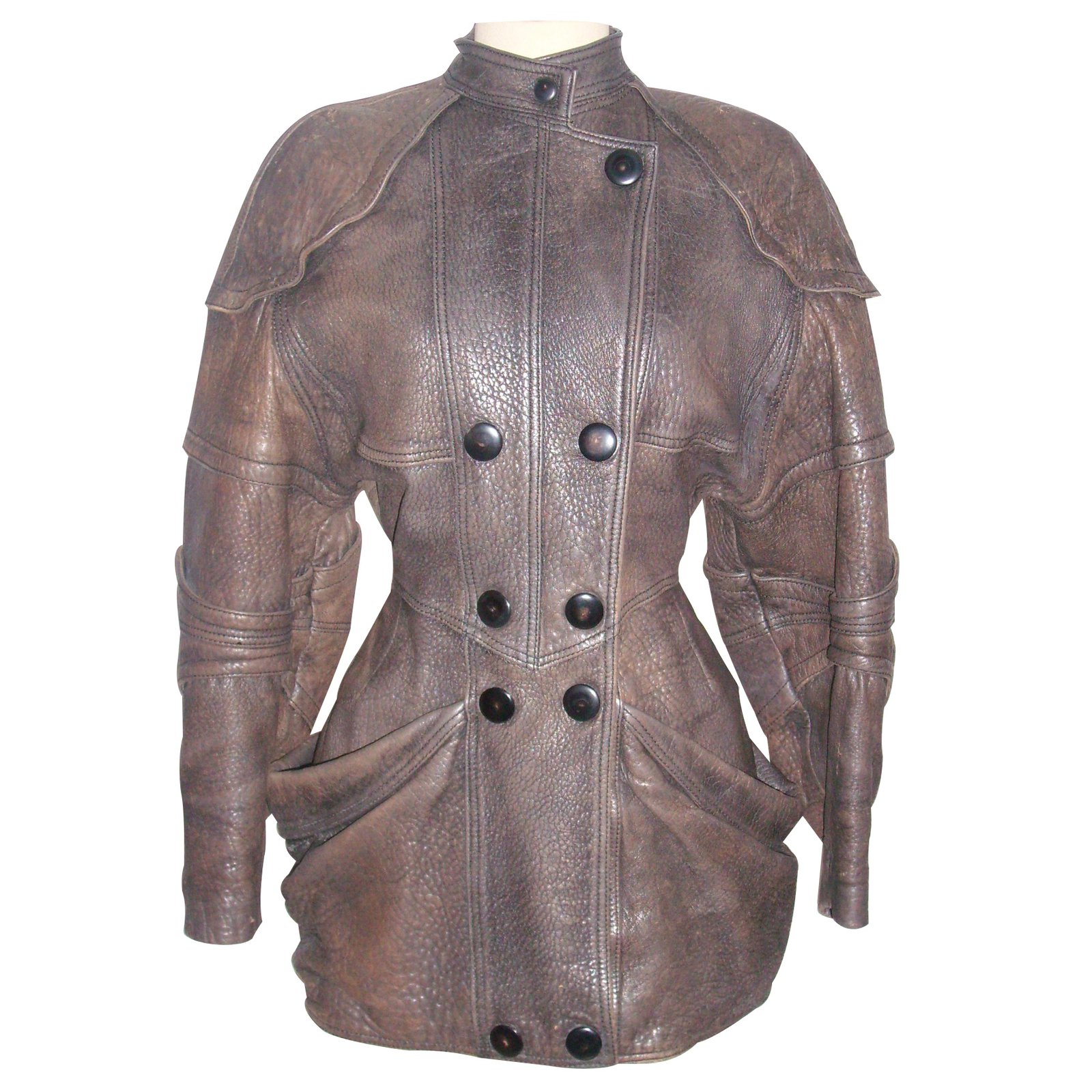 Mac Douglas Jackets Grey Leather ref.11185 - Joli Closet