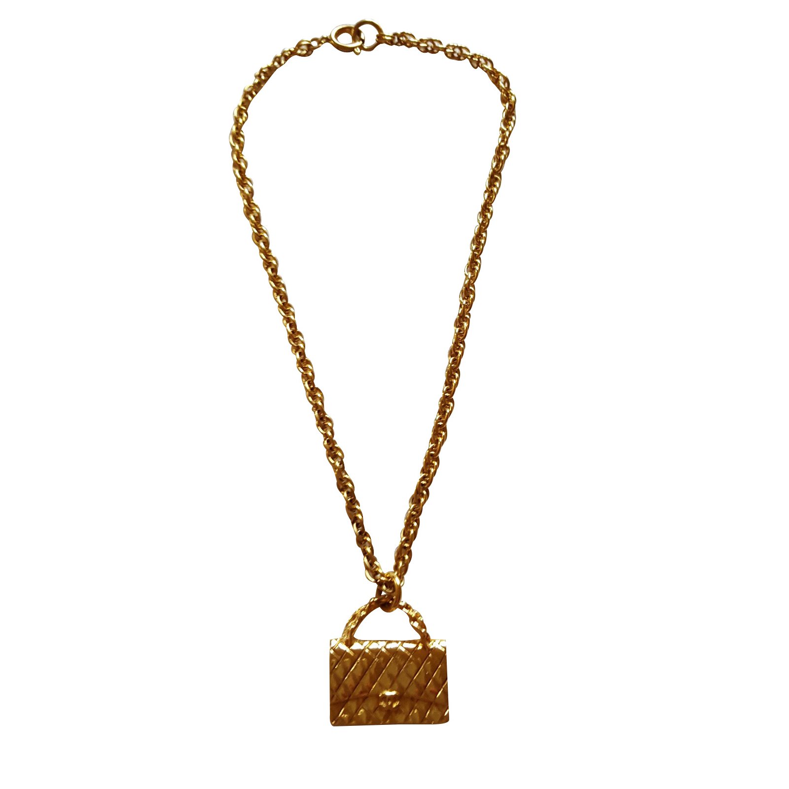 Chanel Necklaces Golden Gold-plated ref.221349 - Joli Closet