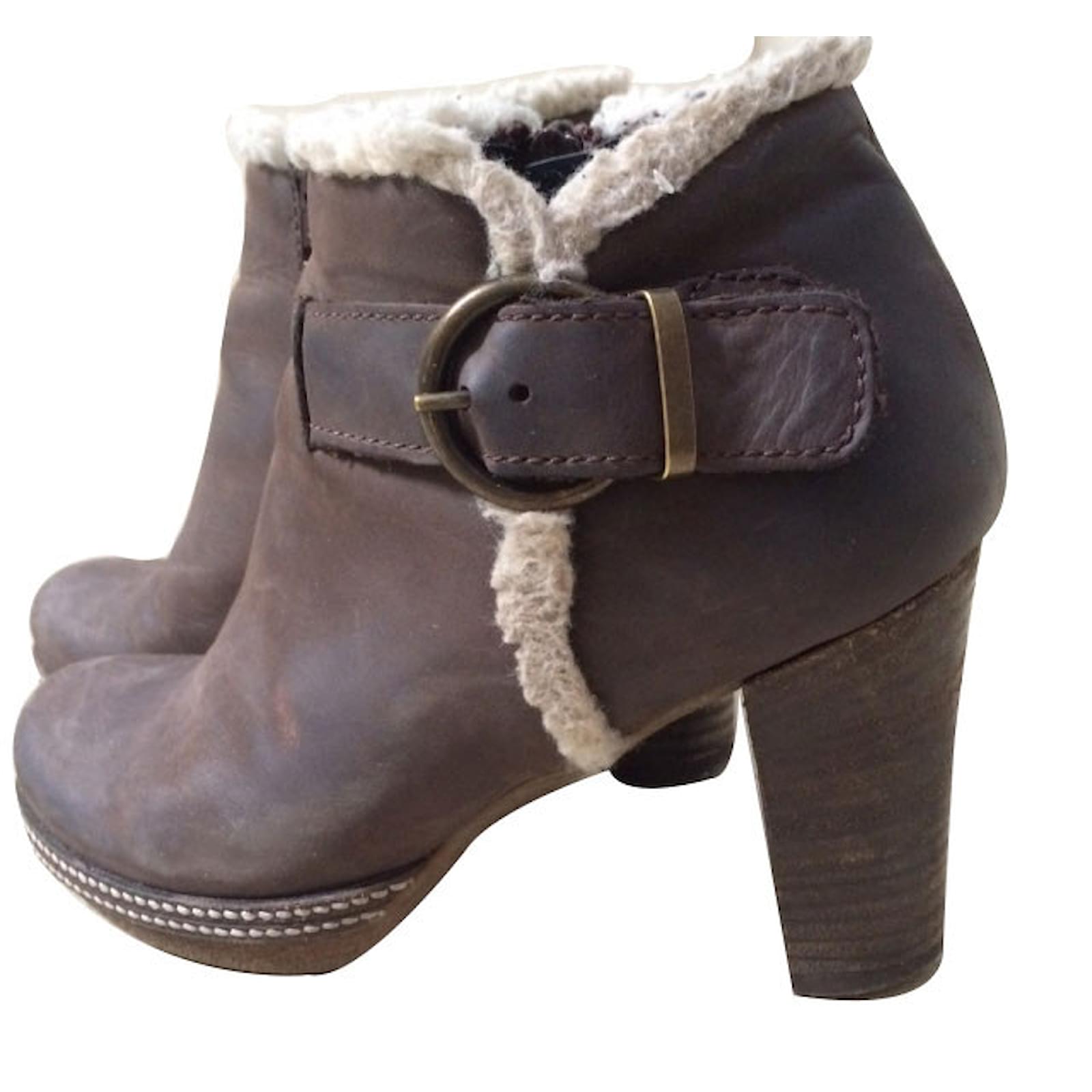 bottes camel minelli