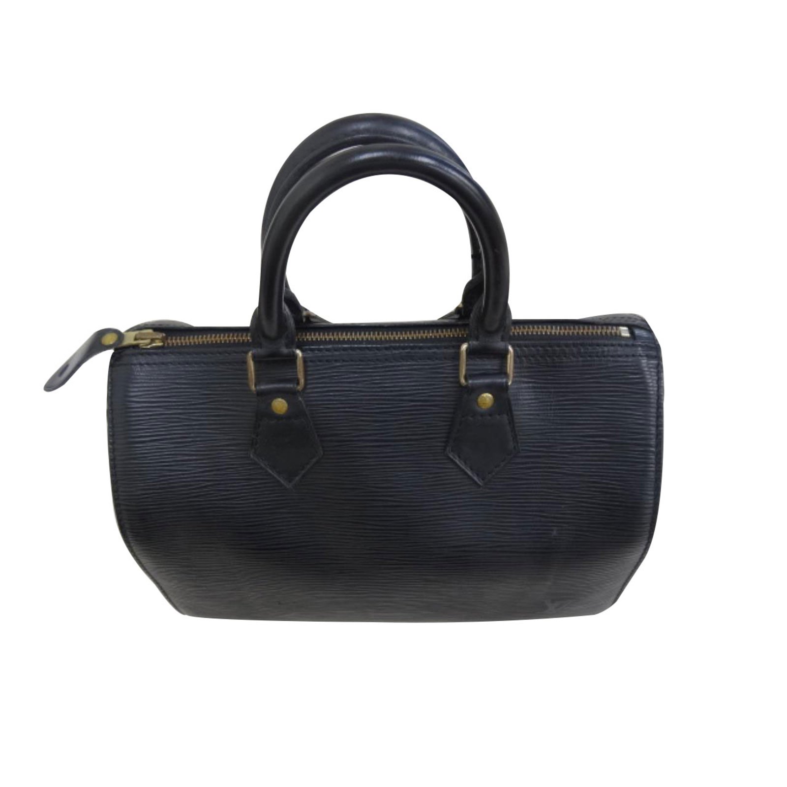 Louis Vuitton Black Patent speedy Leather - ADL1960 – LuxuryPromise