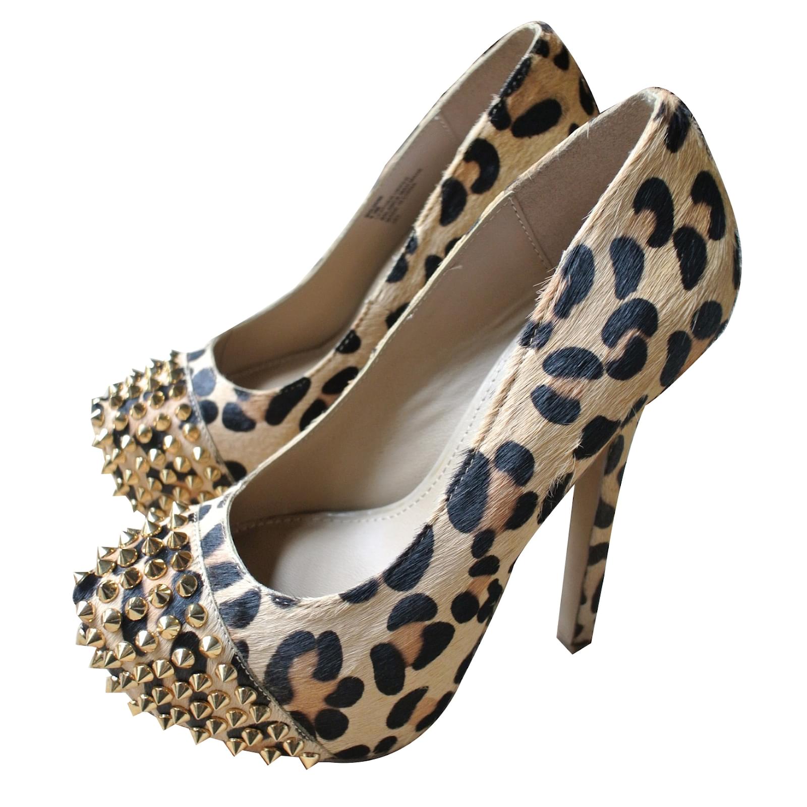 steve madden heels leopard print