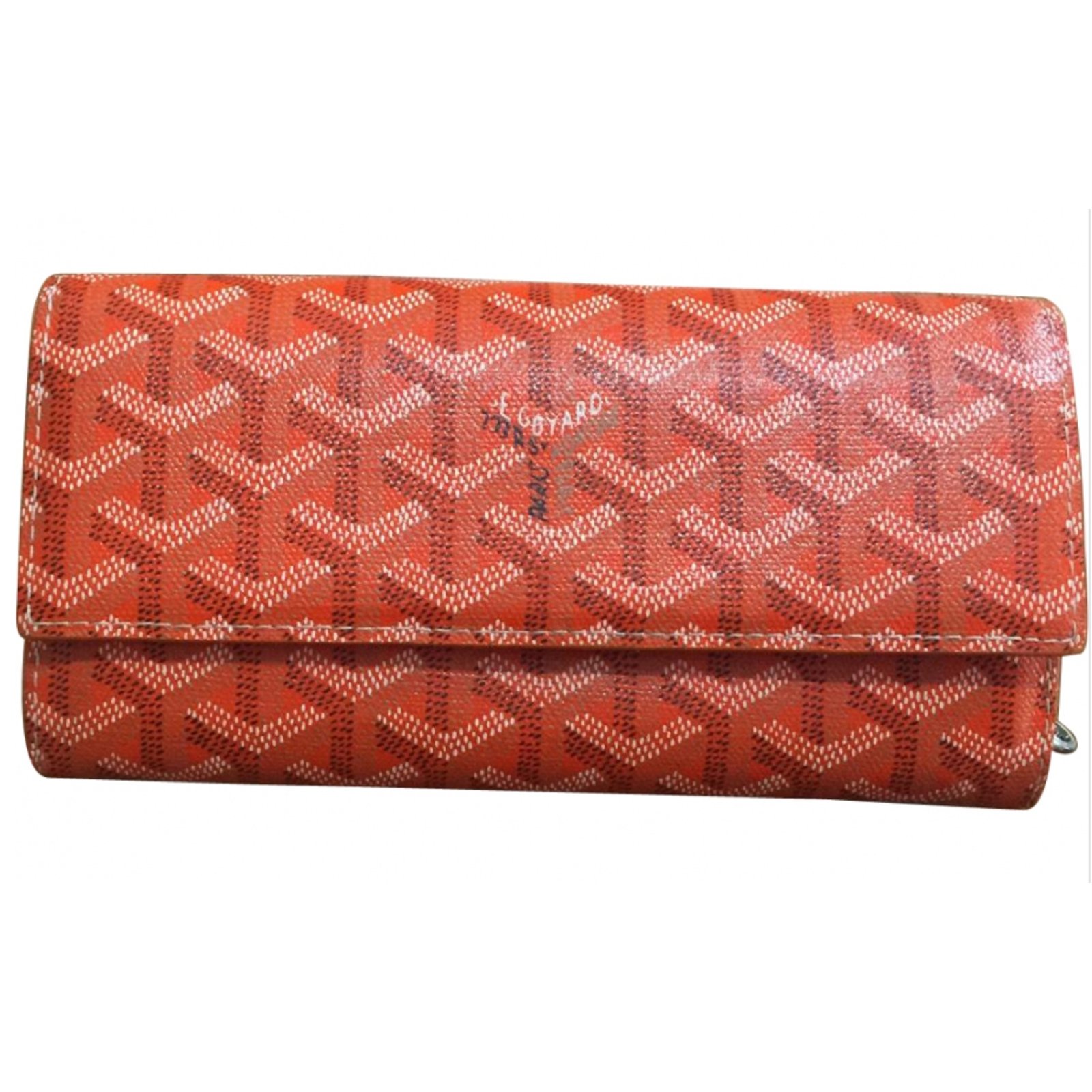 Goyard Wallets Orange Leather ref.12149 - Joli Closet