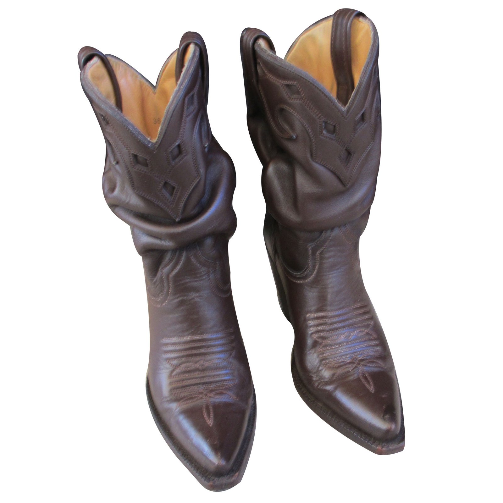 Jean Paul Gaultier Boots Brown Leather ref.12172 - Joli Closet