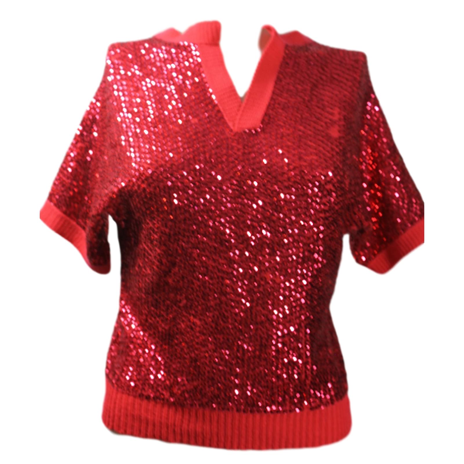 Louis Vuitton Tops Tops Other Red ref.13247