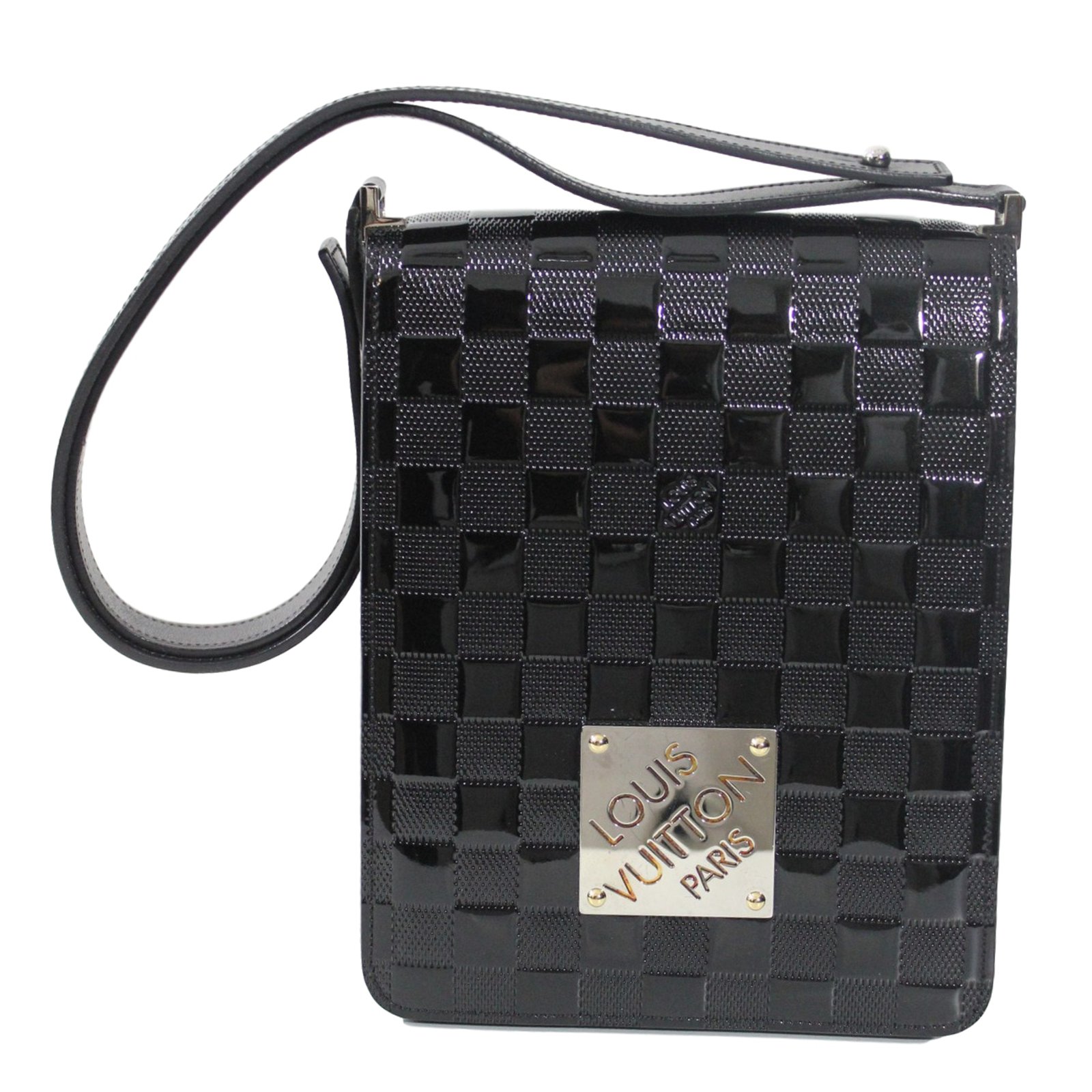 Louis Vuitton Handbags Black Patent leather ref.13319 - Joli Closet
