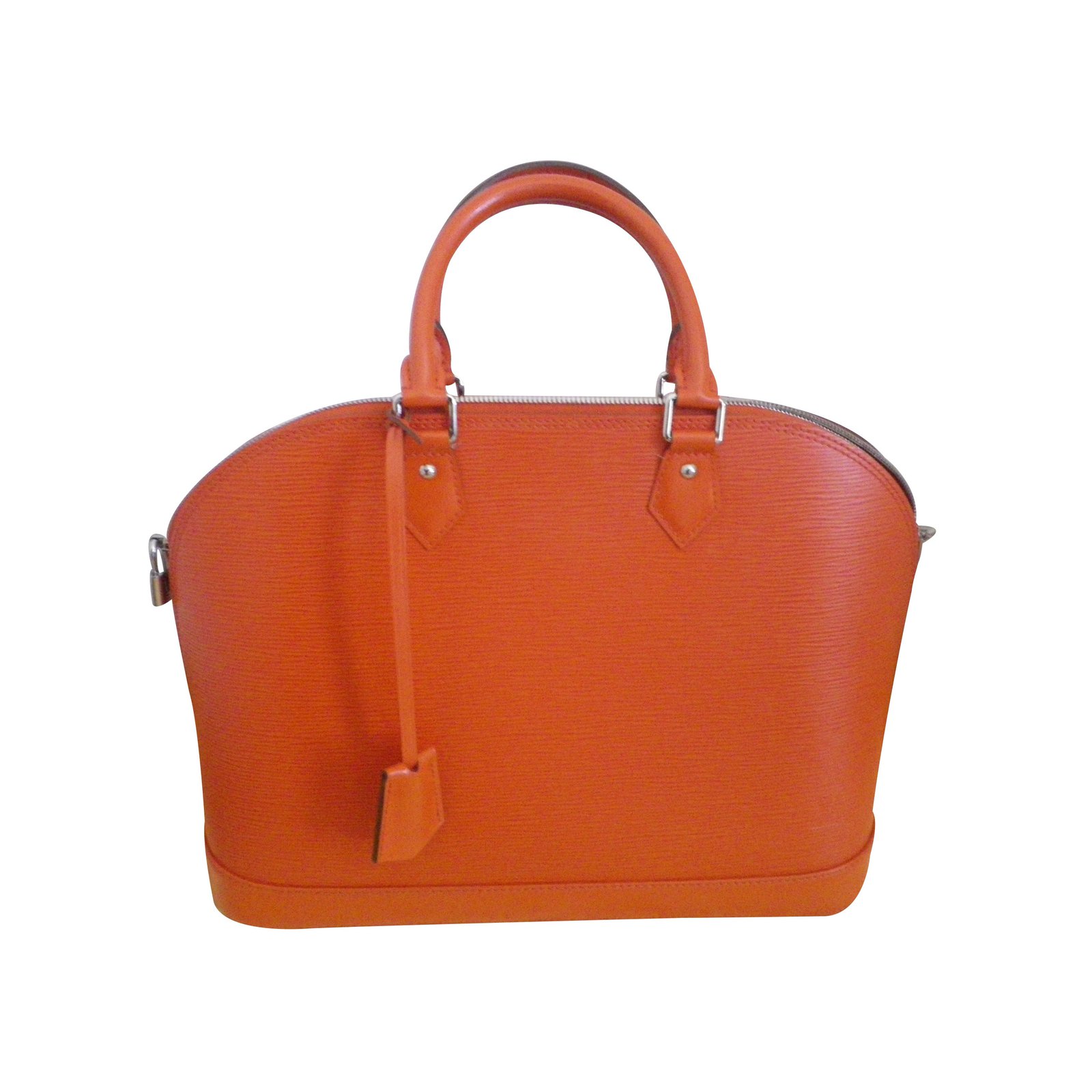 Sacs à main Louis Vuitton Sac Alma Grand Modèle Cuir Orange ref.13701 - Joli Closet