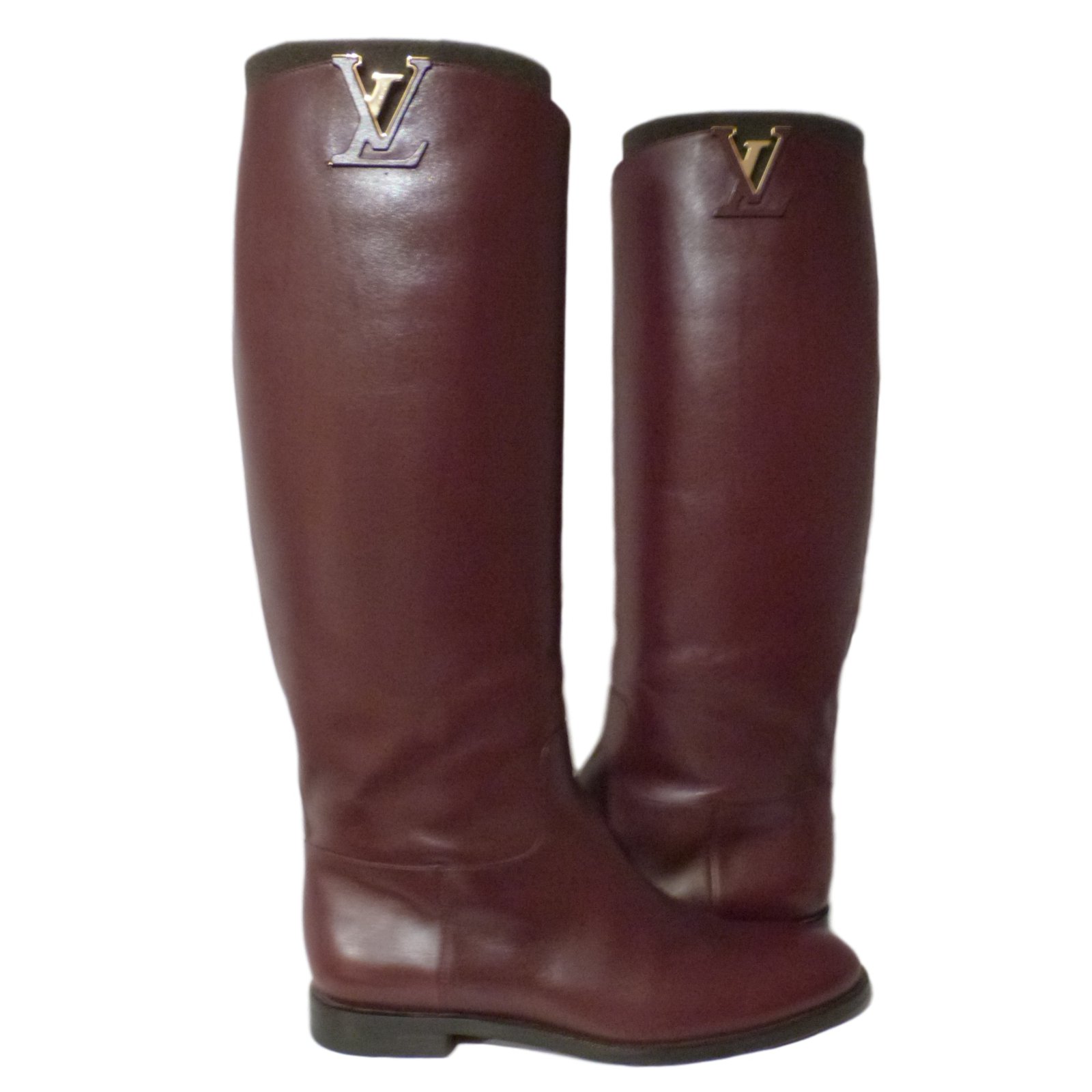 louis vuitton red boots