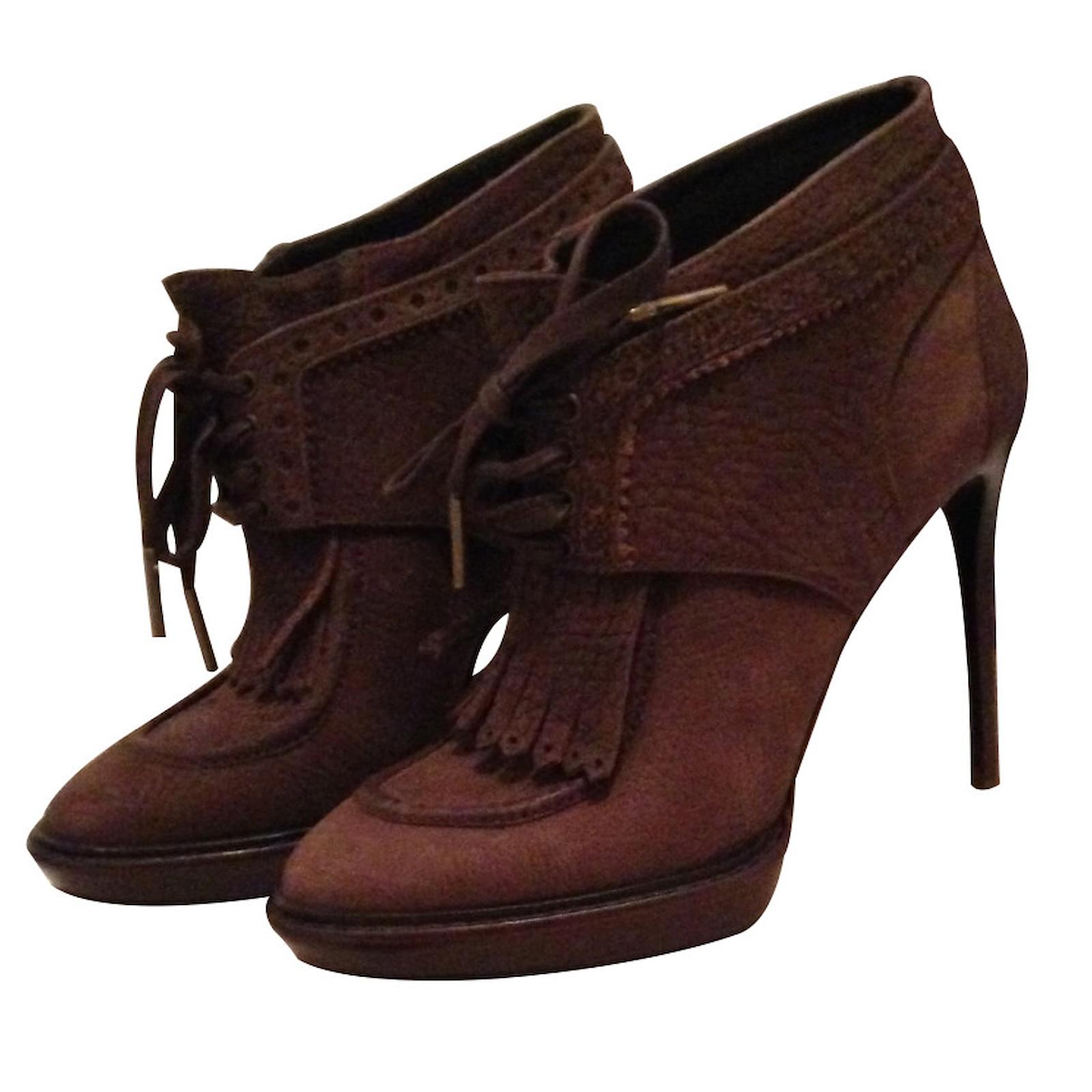 bottine burberry femme