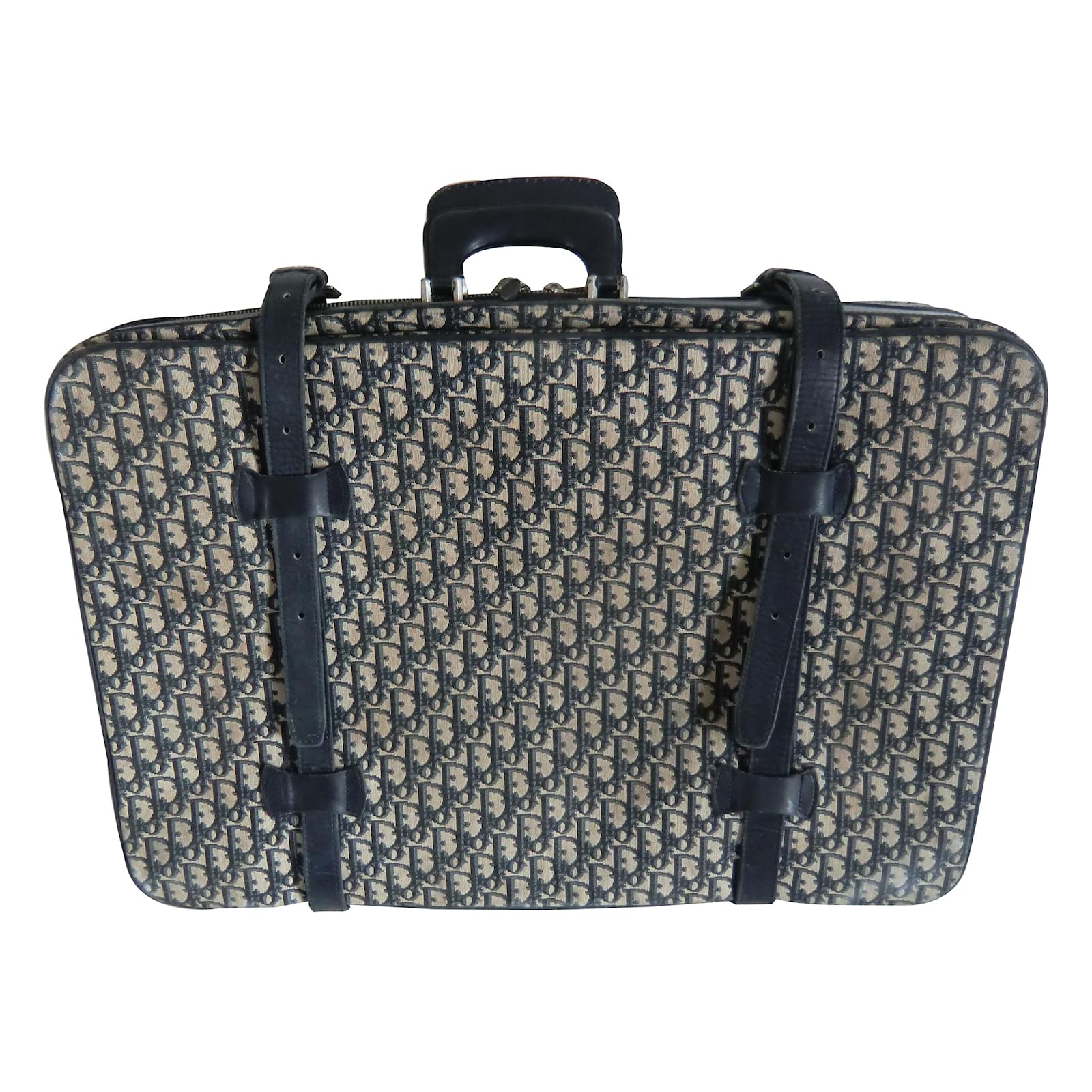 ヴィンテージDIOR Christian Dior BAGAGES Dior Travel bag Blue Cloth ref.JC14521 (Sold) - Joli Closet