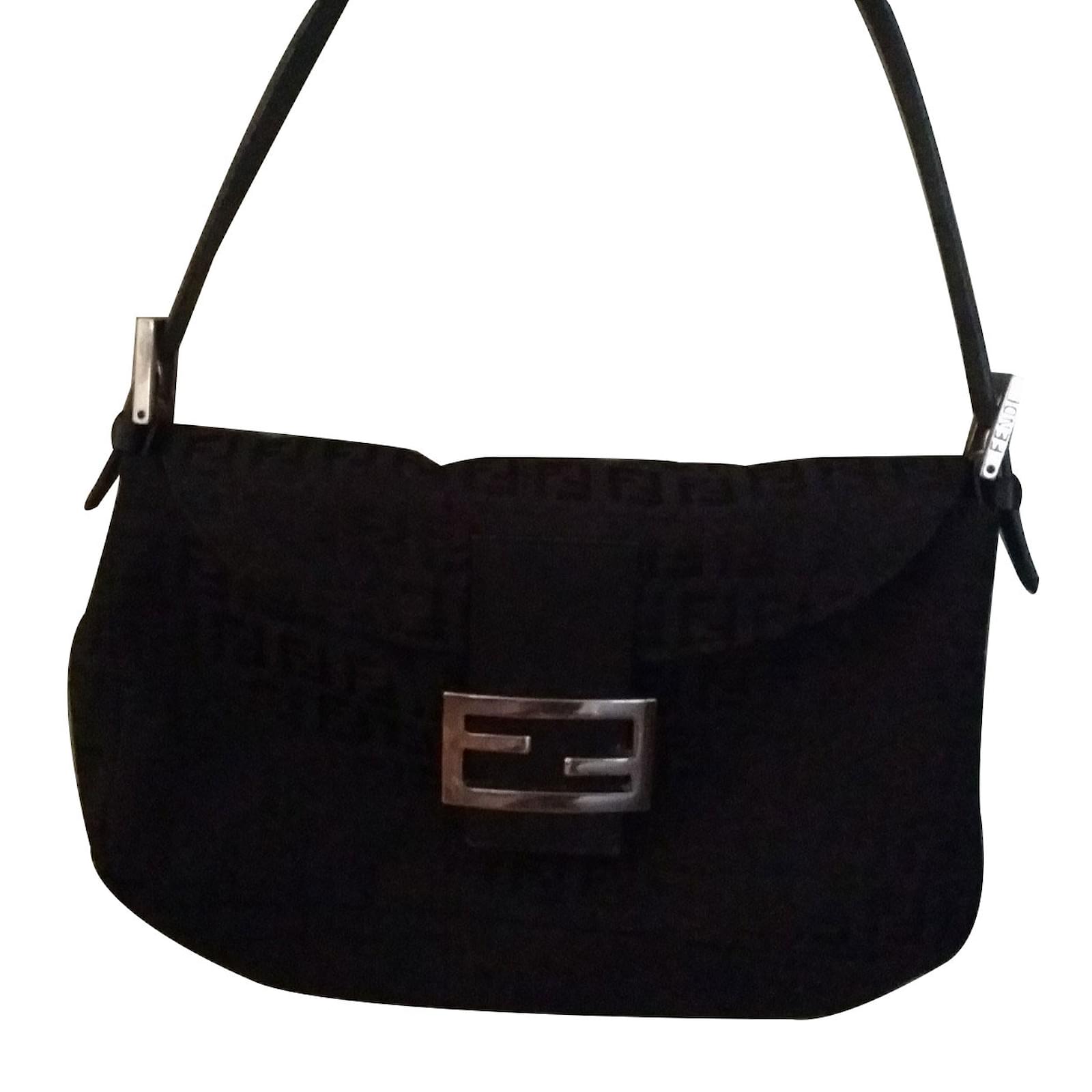 small black fendi handbag