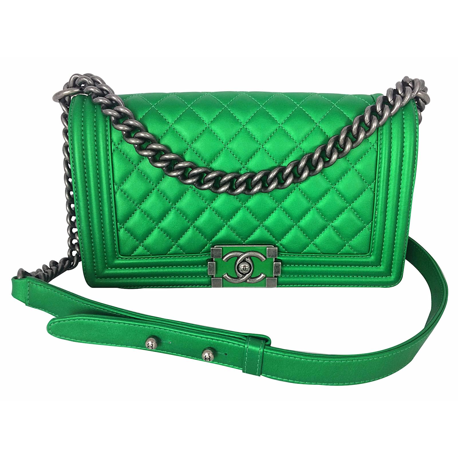 sac chanel vert