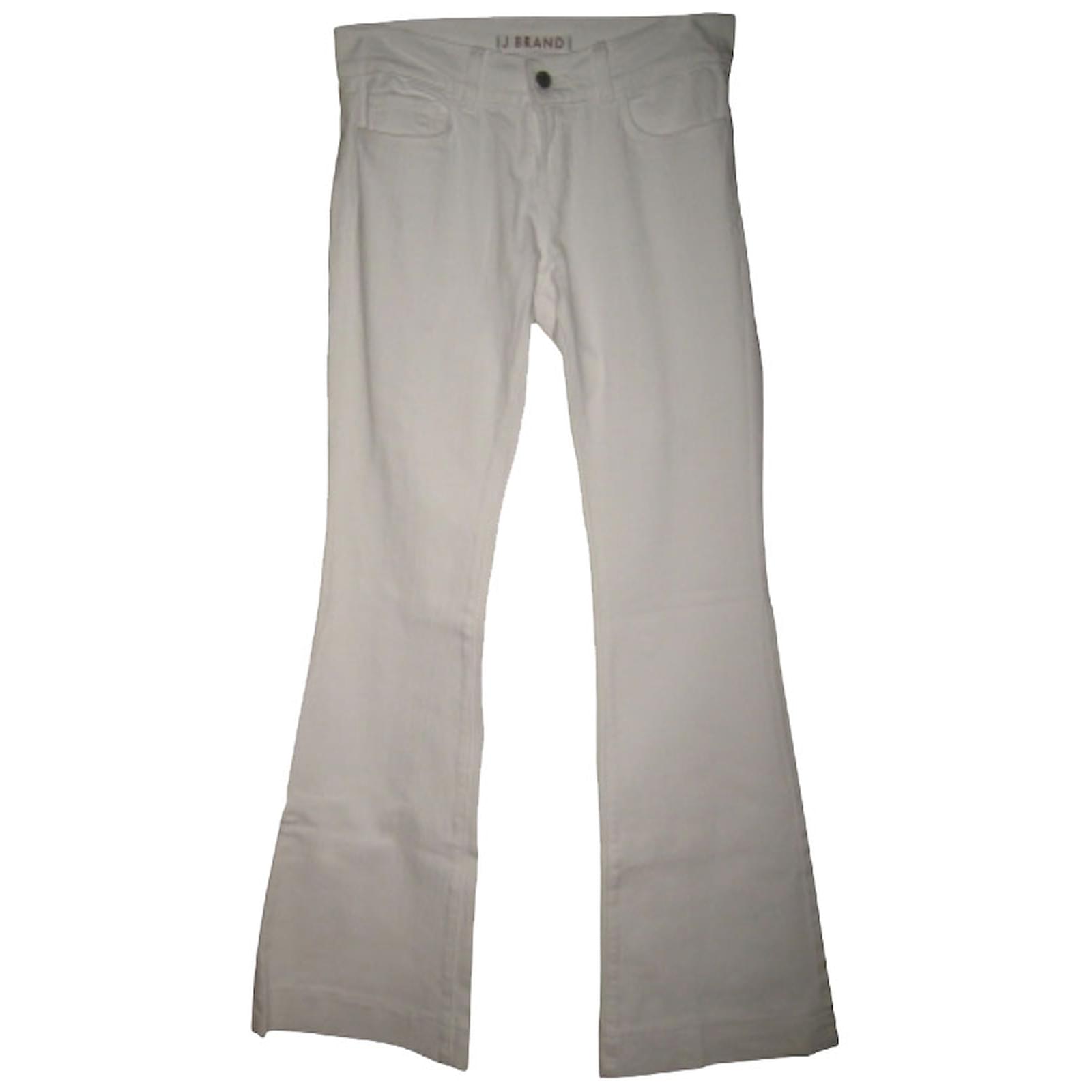 j brand jeans white