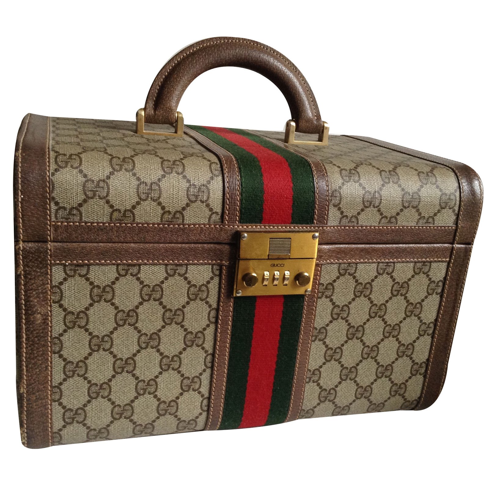 Gucci Travel bag Travel bag Cloth Beige 