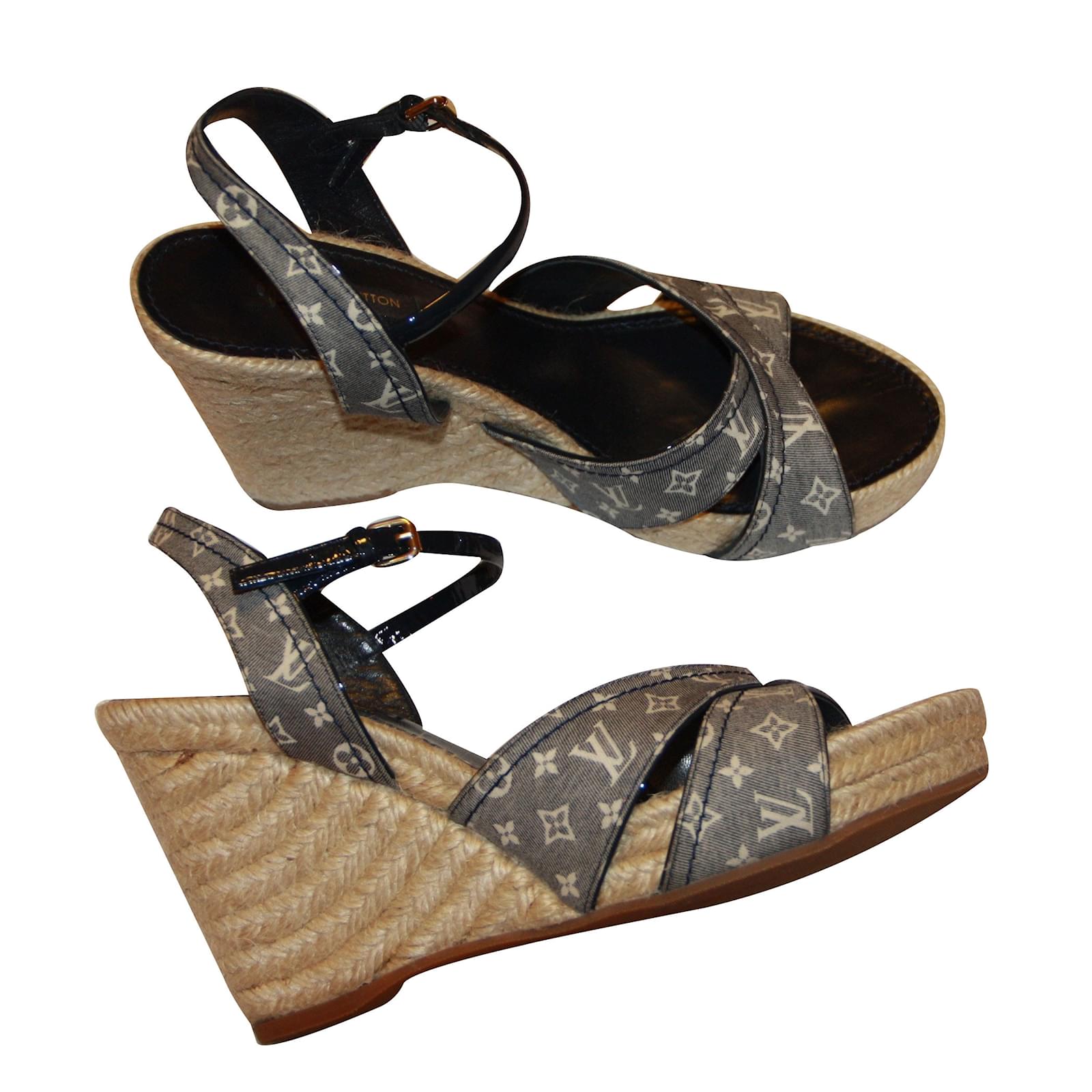 Las mejores ofertas en Sandalias para mujeres Louis Vuitton Azul