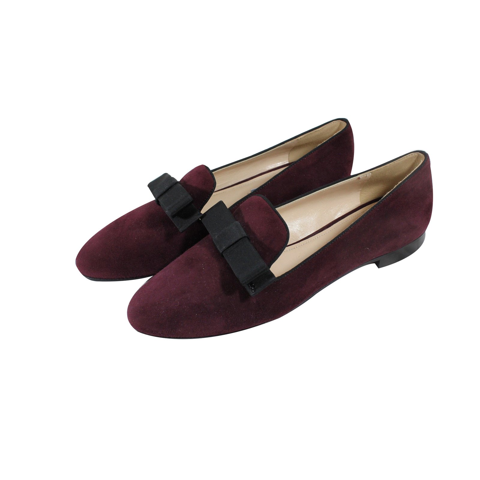 red prada loafers