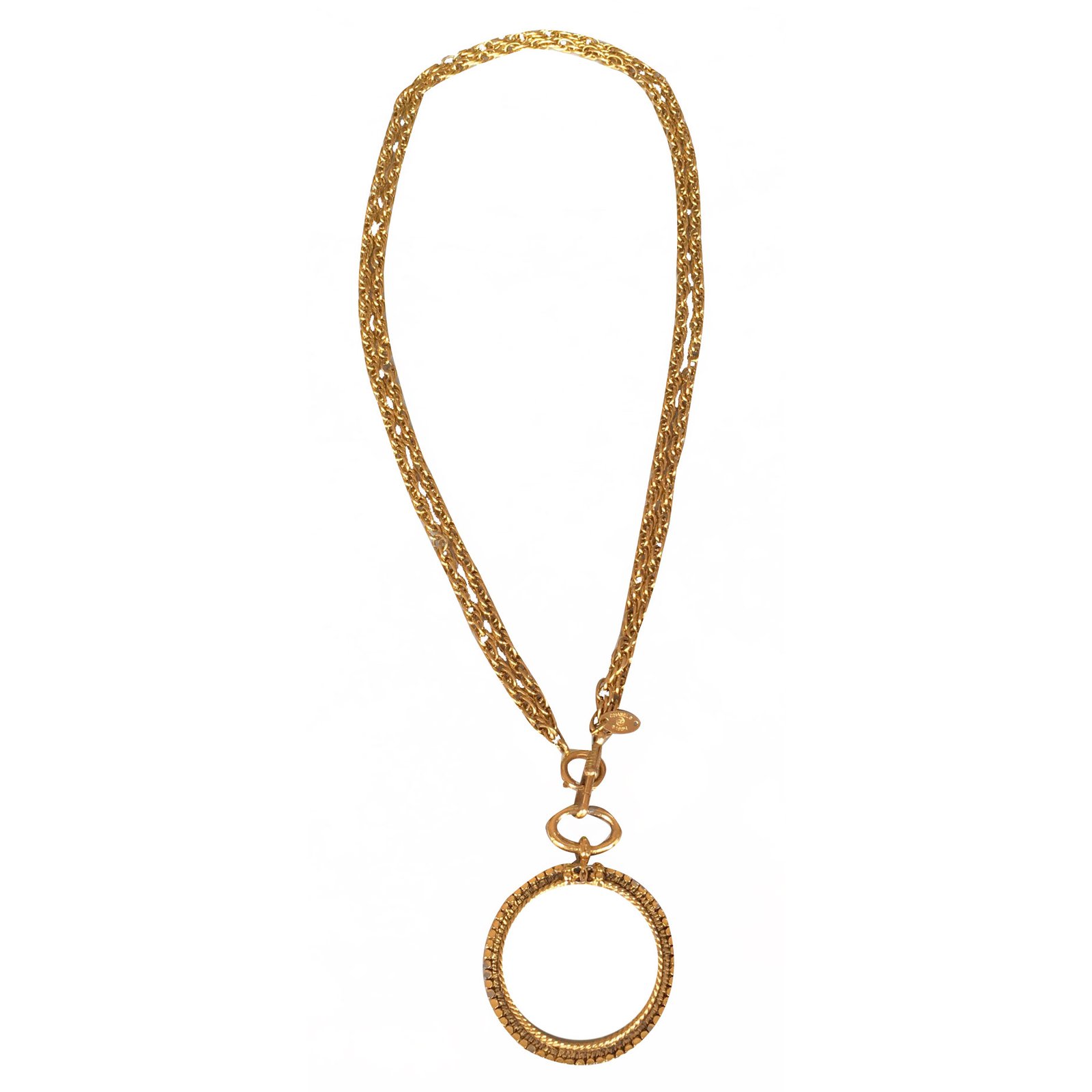 vintage chanel necklace Golden Gold-plated ref.702627 - Joli Closet