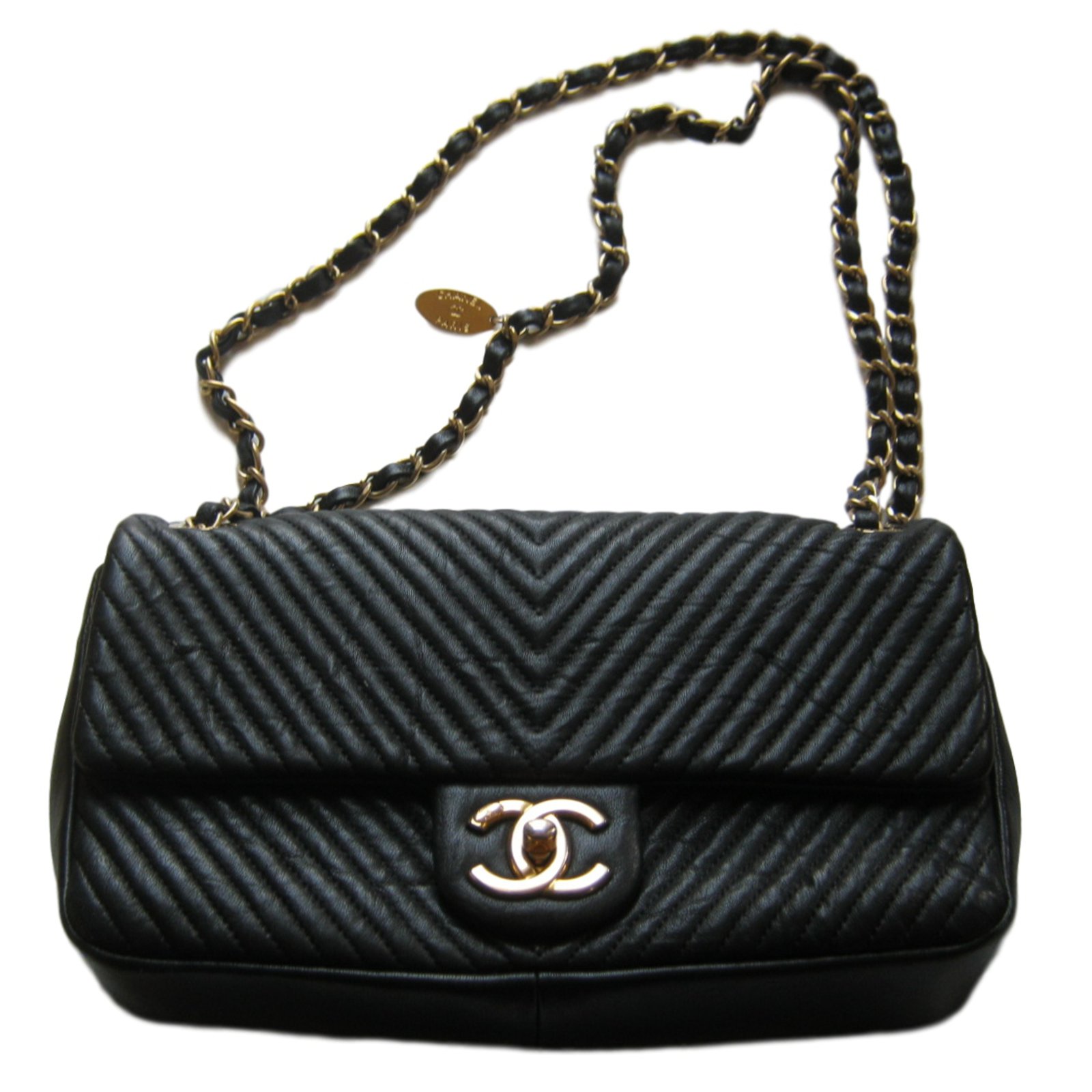 Chanel Timeless Medium from Cruise 2013 Black Leather ref.17414