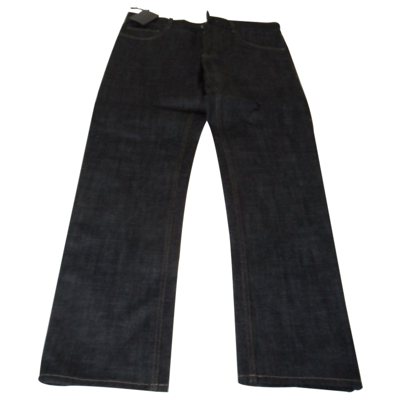 Pantalones vaqueros Prada para hombre 34 algodón real denim azul nwt   - Joli Closet