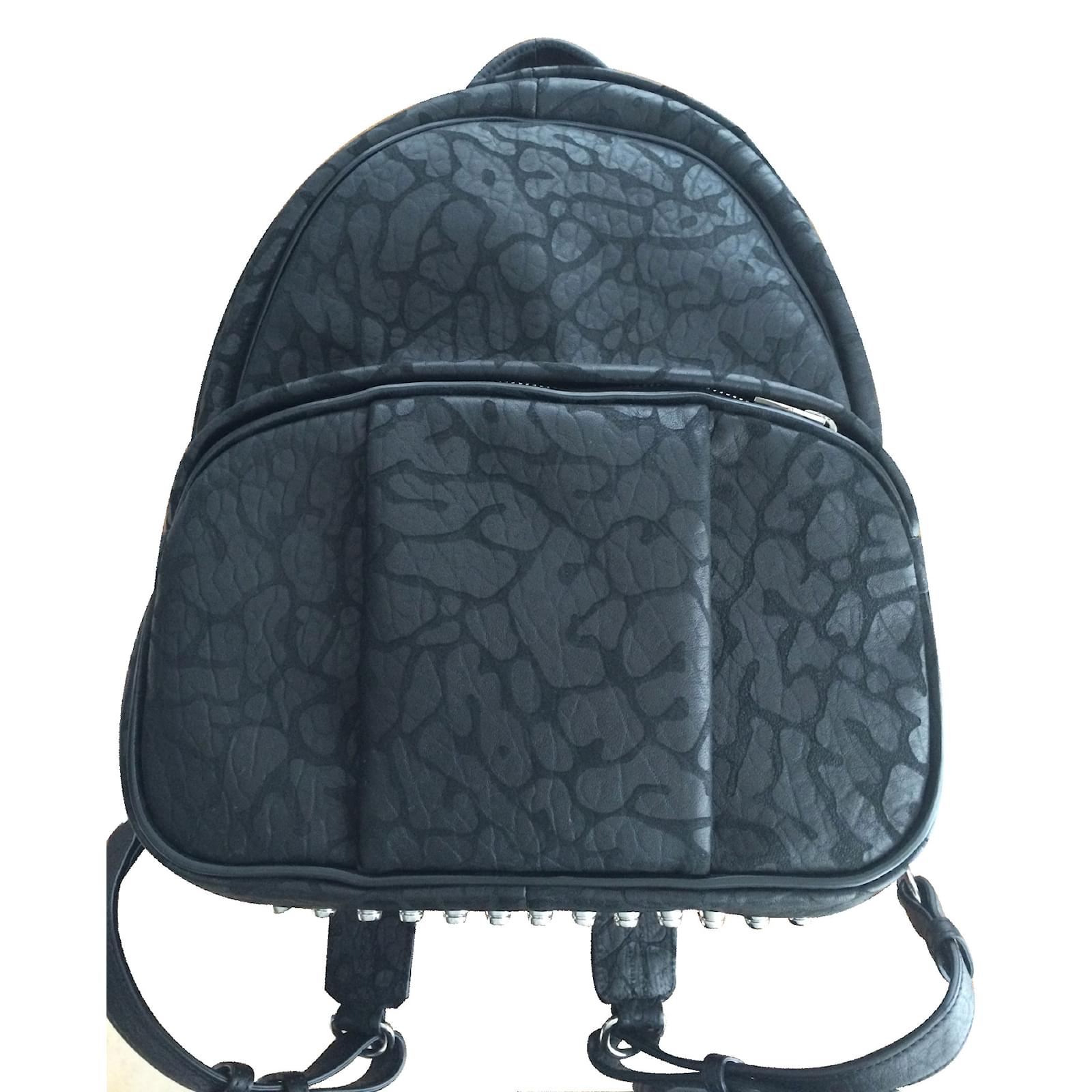 Alexander Wang Backpack Dumbo Black Leather ref.JC18356 (Sold) - Joli Closet Alexander Wang Backpack Dumbo Black Leather ref.JC18356 (Sold) - Joli Closet