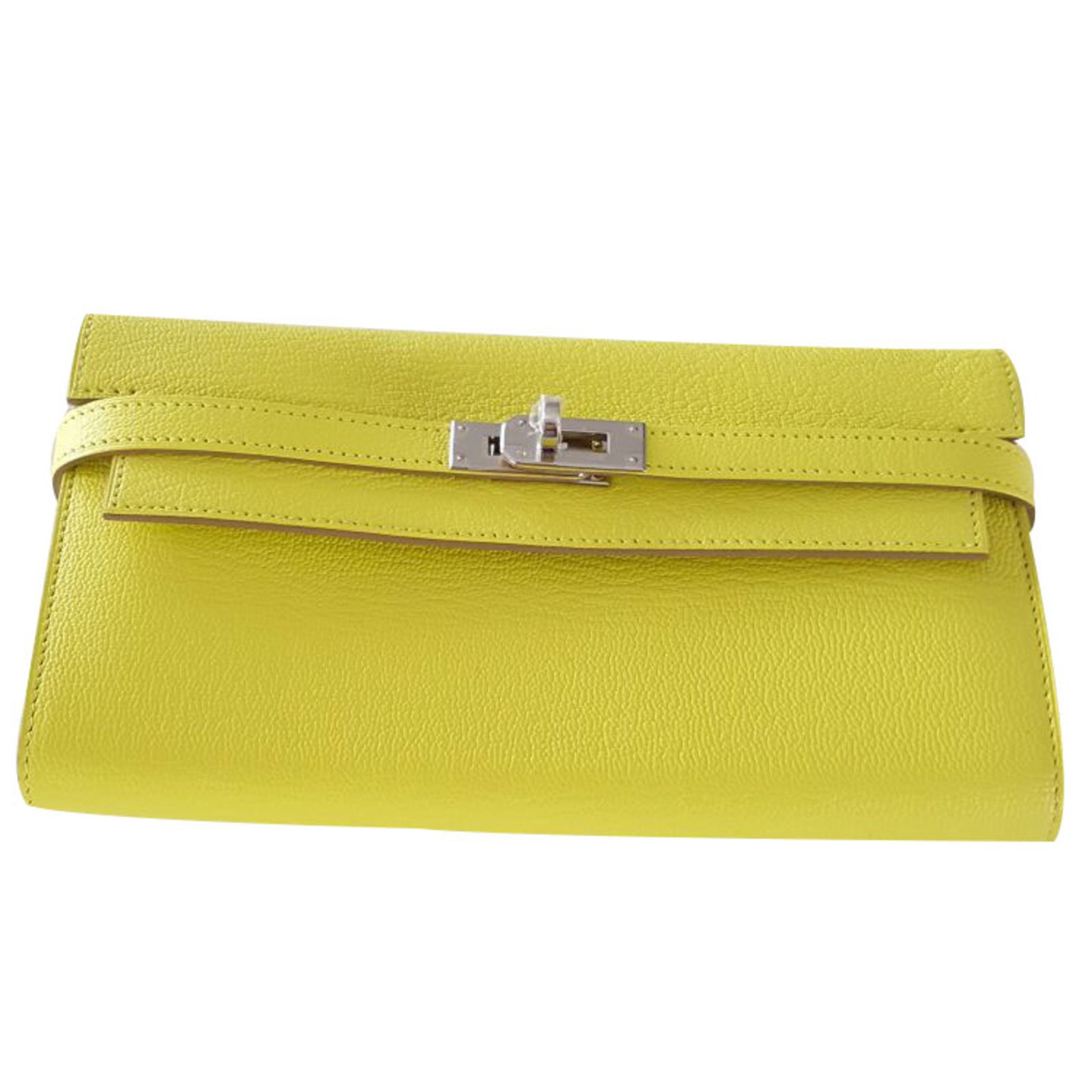 hermes yellow wallet