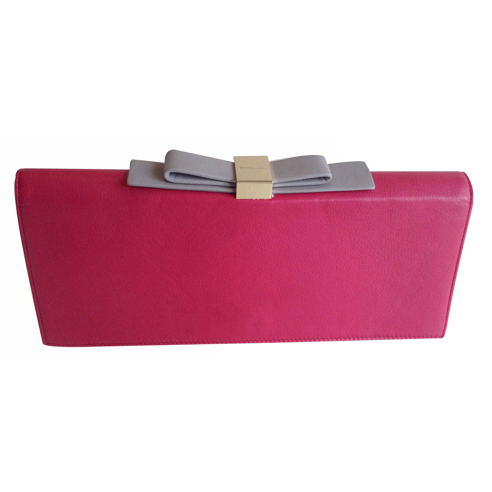 Leather clutch bag Celine Pink in Leather - 7316141