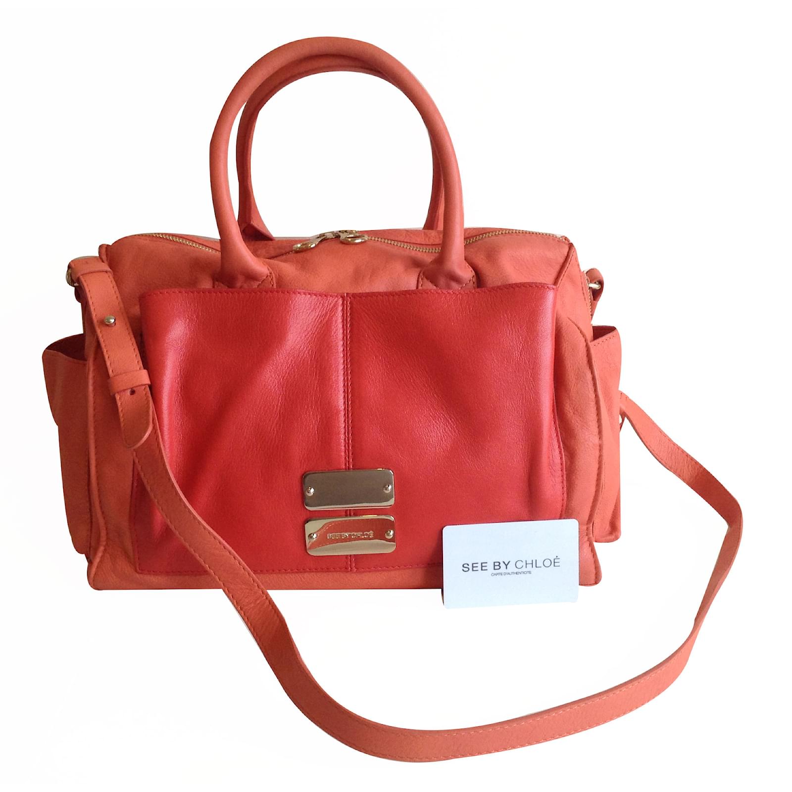 See by Chloe Nellie Colorblock Satchel Cross Body Bag