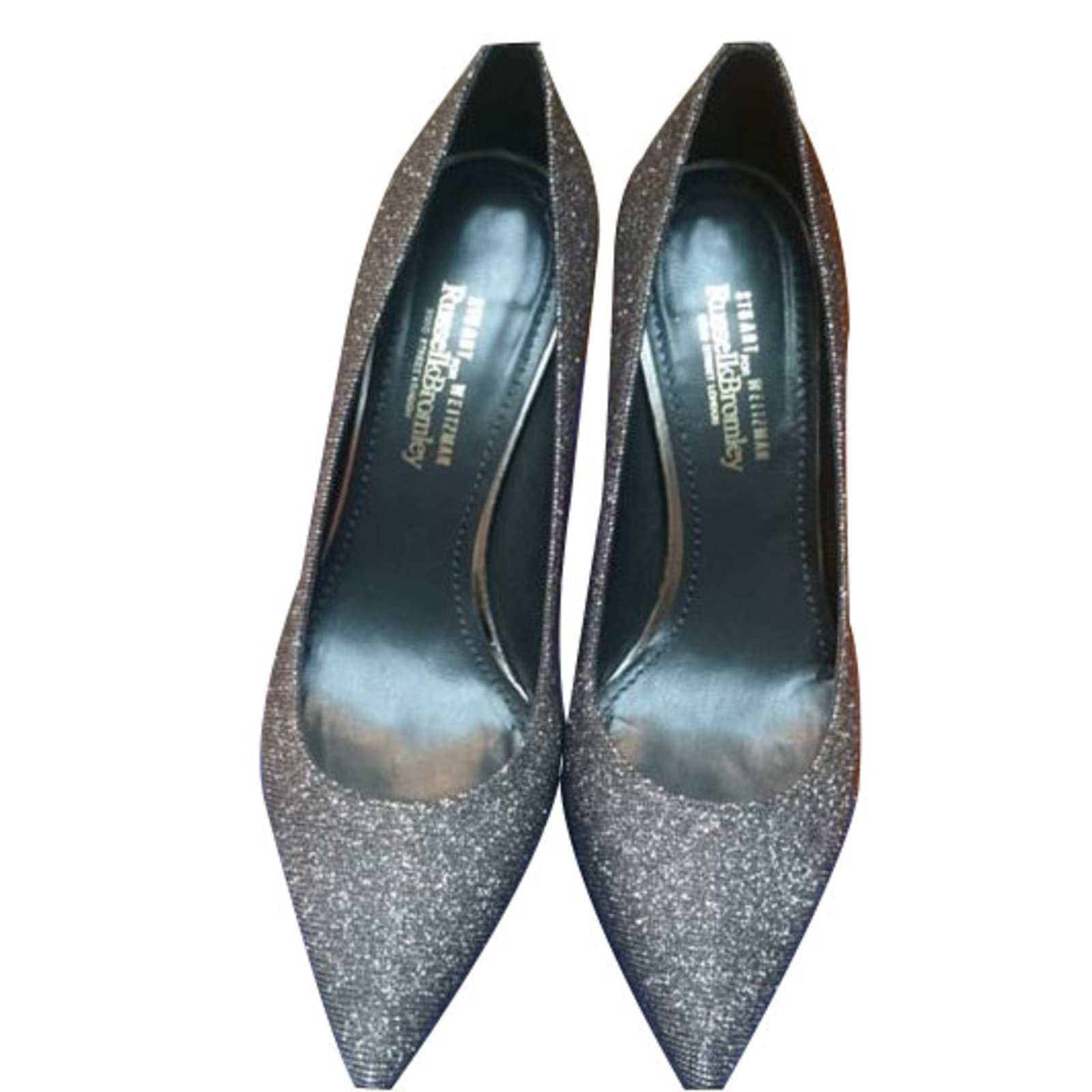 stuart weitzman metallic pumps