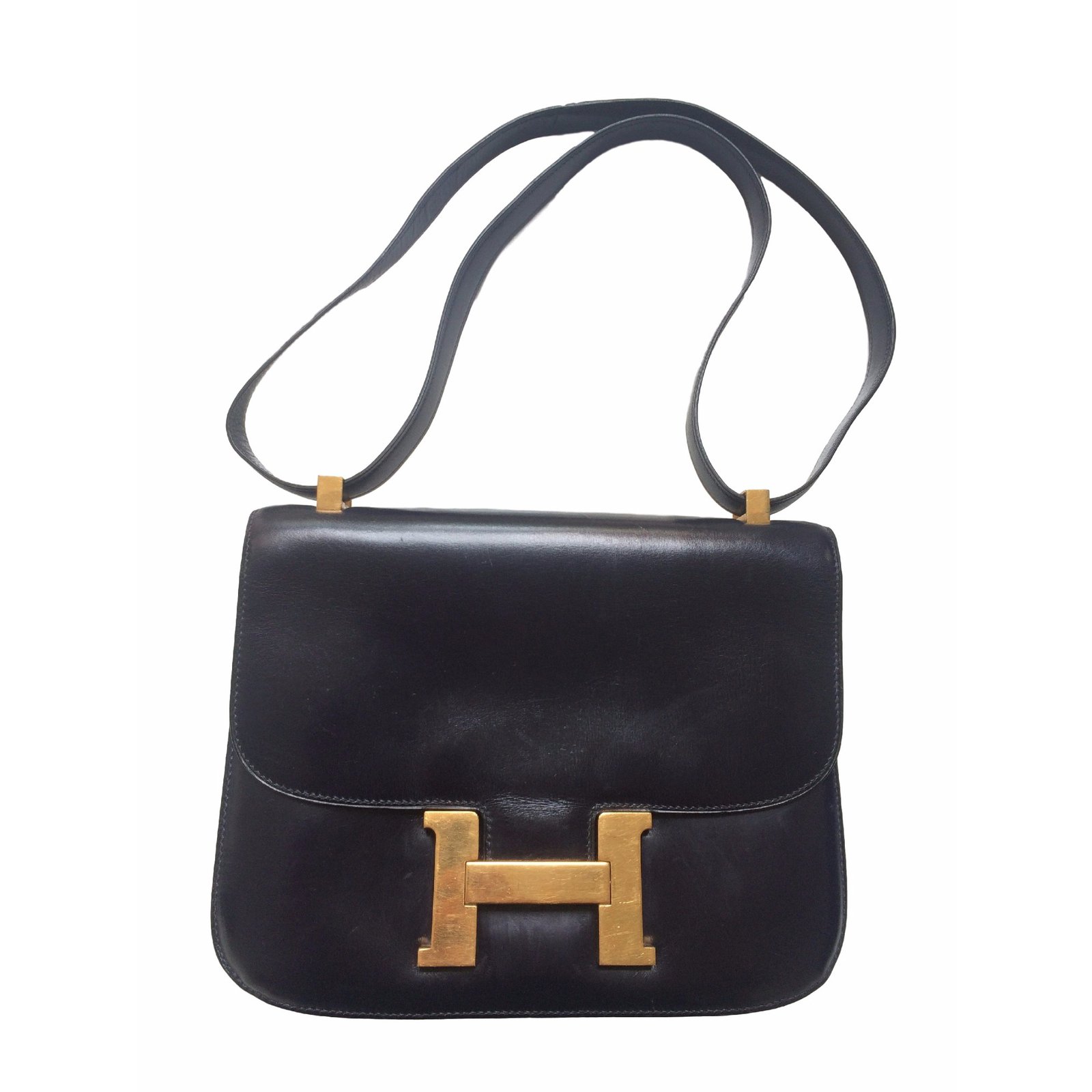 Vintage Hermes Constance Box Bag 