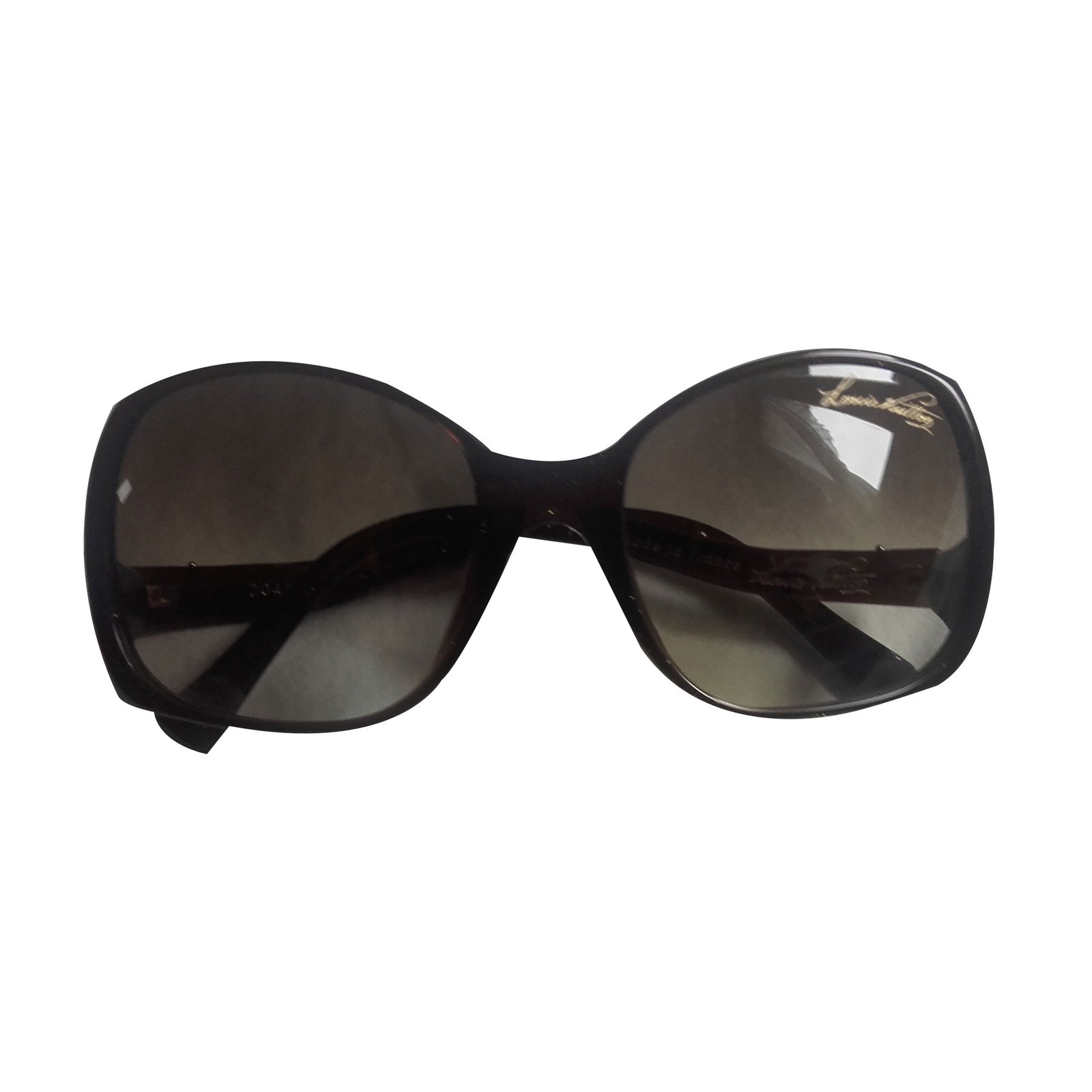 Louis Vuitton - Obsession GM Glitter Acetate Sunglasses Brown