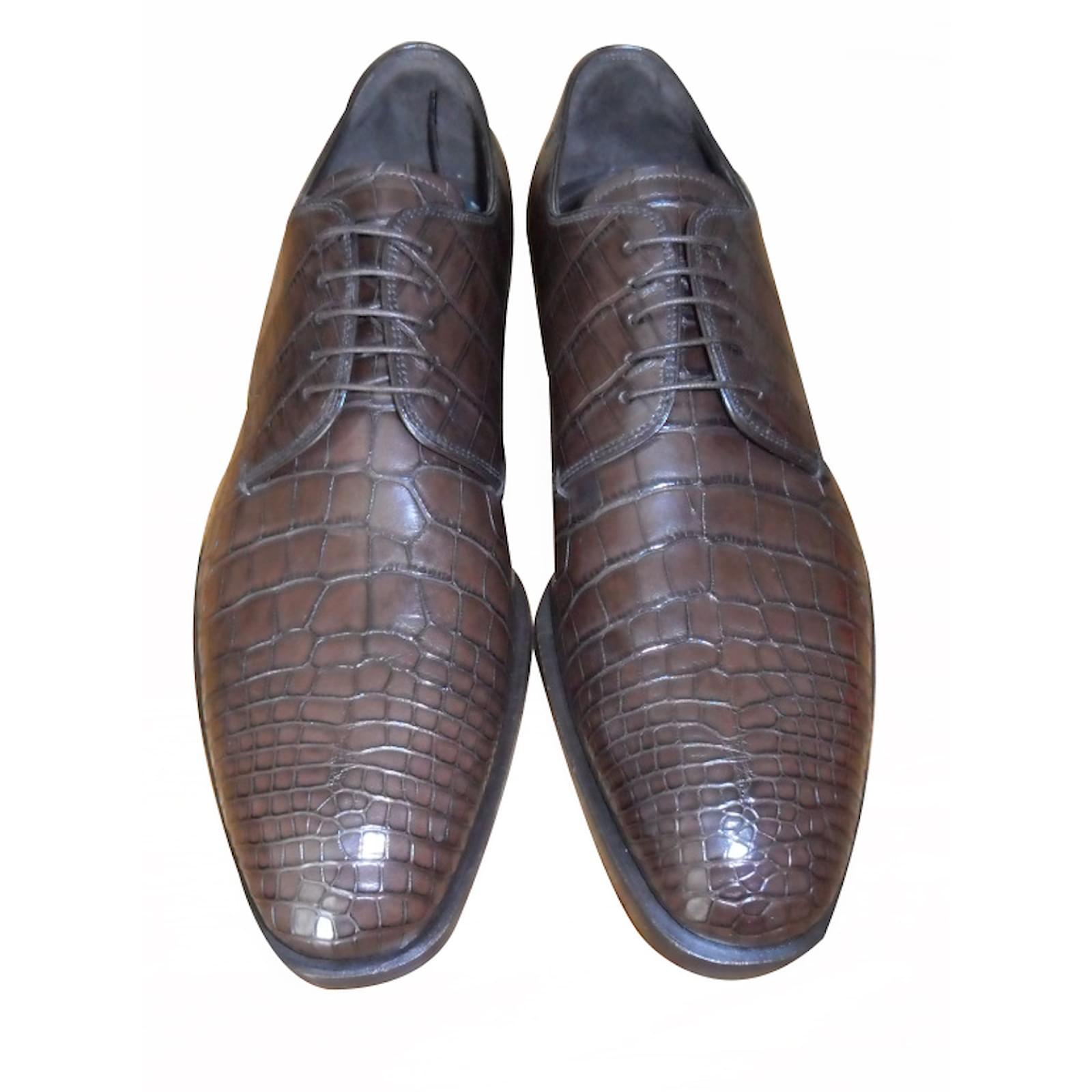 derbies croco homme