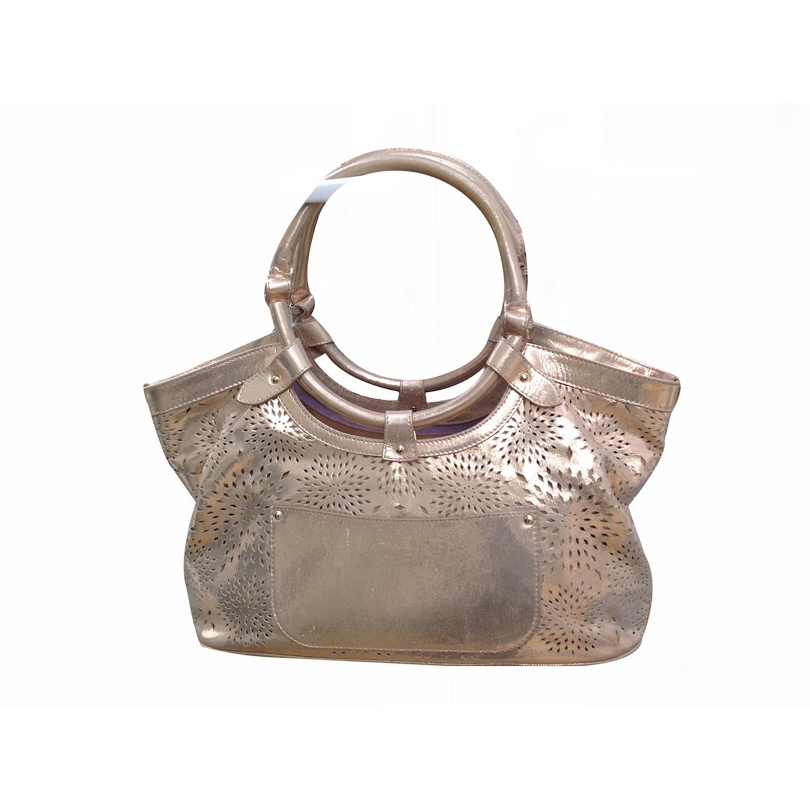 jimmy choo metallic bag