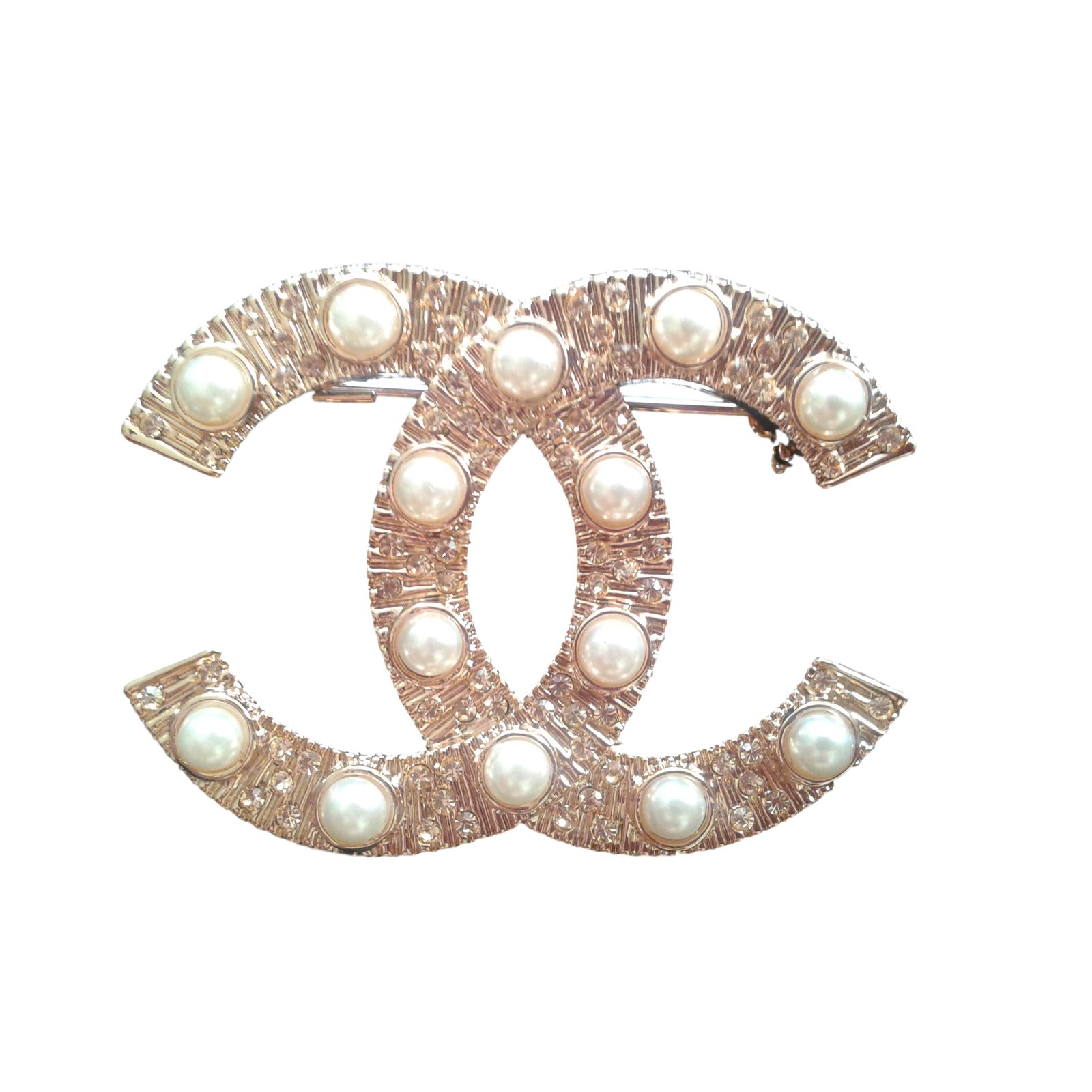 Omgaan met Ruwe slaap barst Chanel Pins & brooches Golden Metal ref.20613 - Joli Closet
