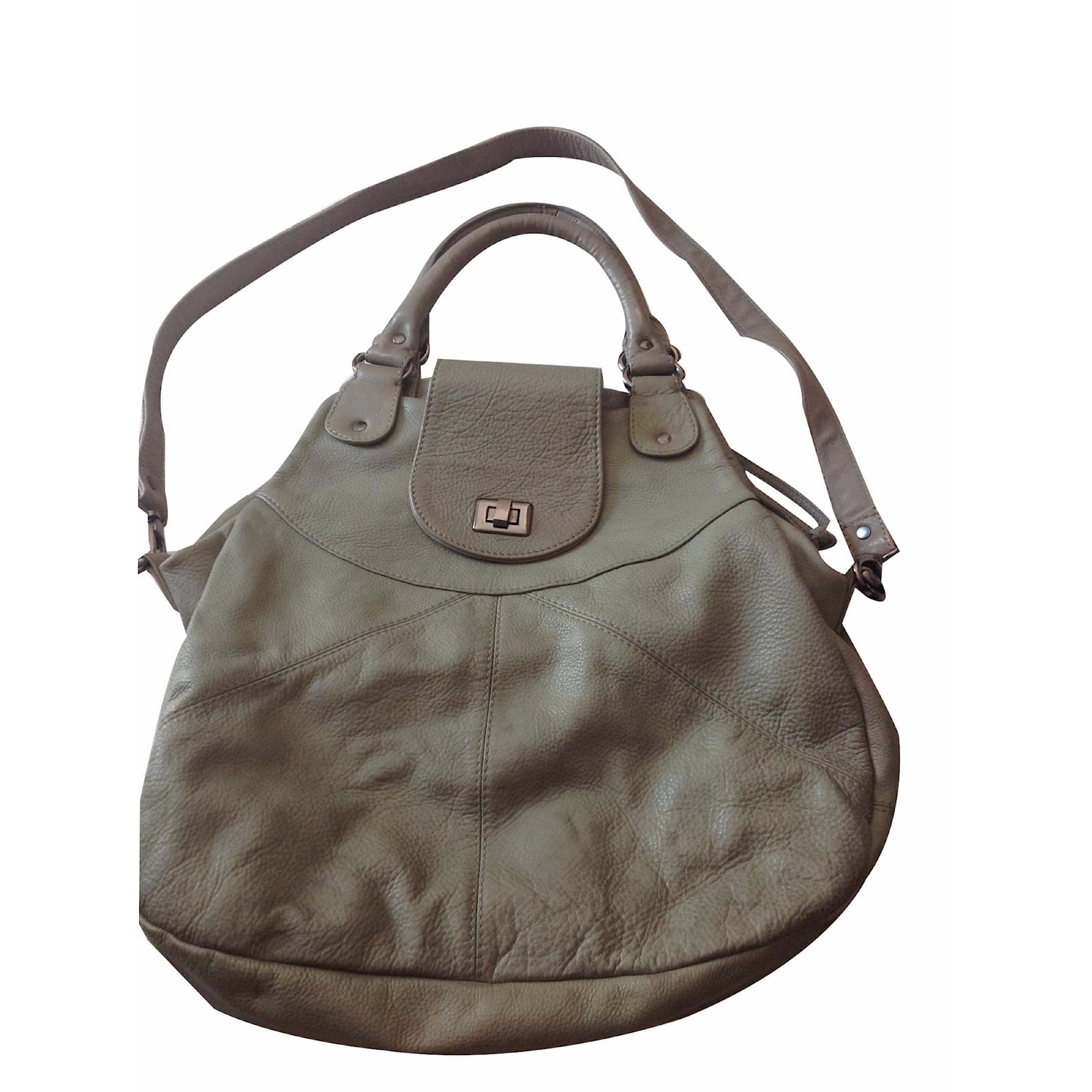 Paul Joe Sister Handbag Handbags Leather Grey Ref 20833 Joli Closet Paul Joe Sister Handbag Handbags Leather Grey Ref 20833