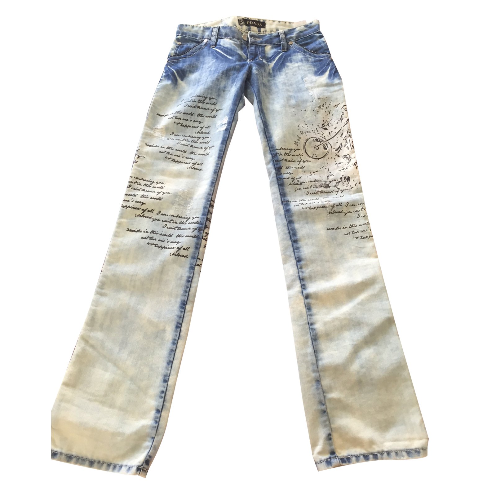 Prada Jeans Jeans Denim Blue ref.21102 