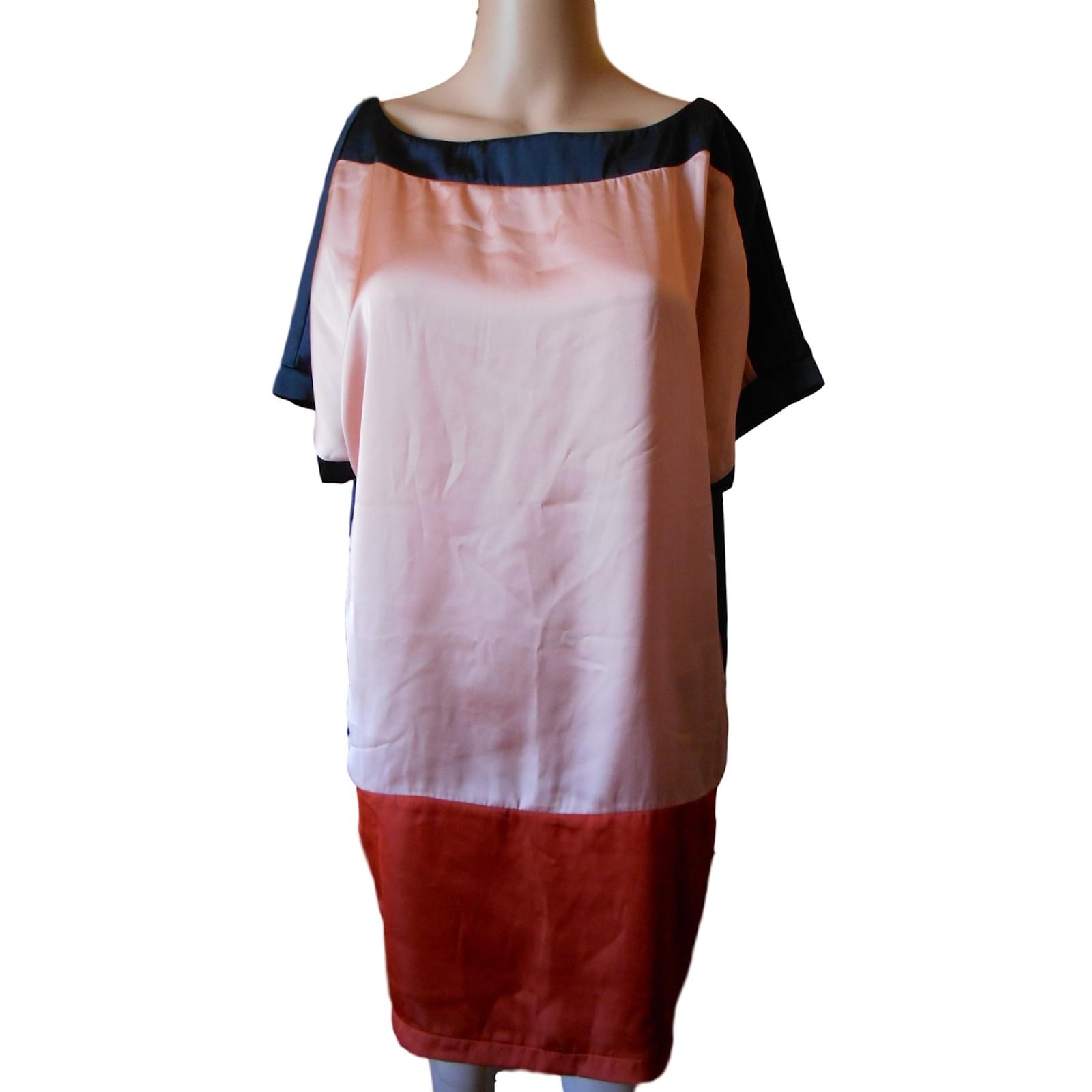 Robe Max & Co Femme Taille 44 – Style Casual Vintage, Coupe Trapèze, Manches Courtes