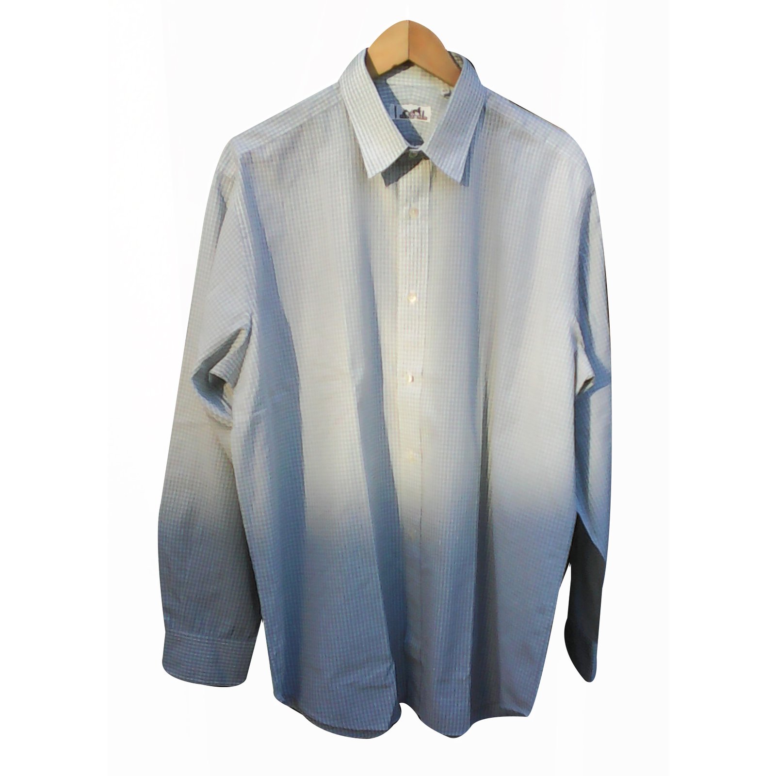 Hermès Camisa Azul Algodón ref.21393 - Joli