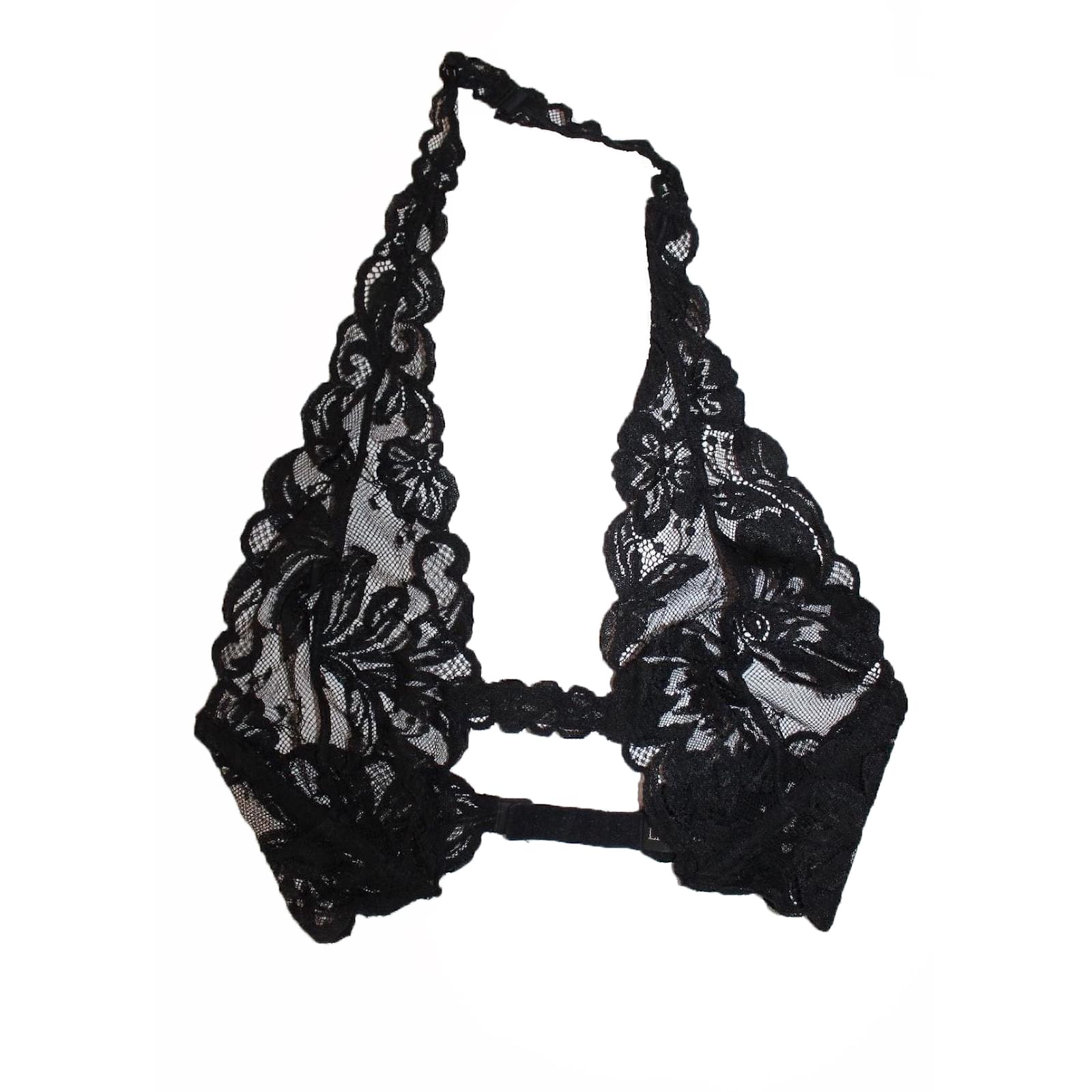 Lingerie La Perla soutien gorge dos nu Polyamide Noir ref ...