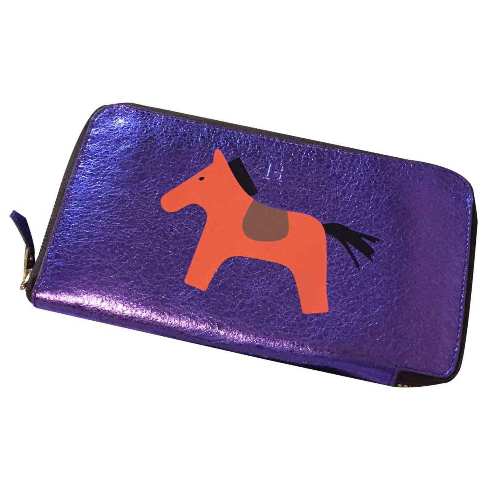 hermes horse card holder
