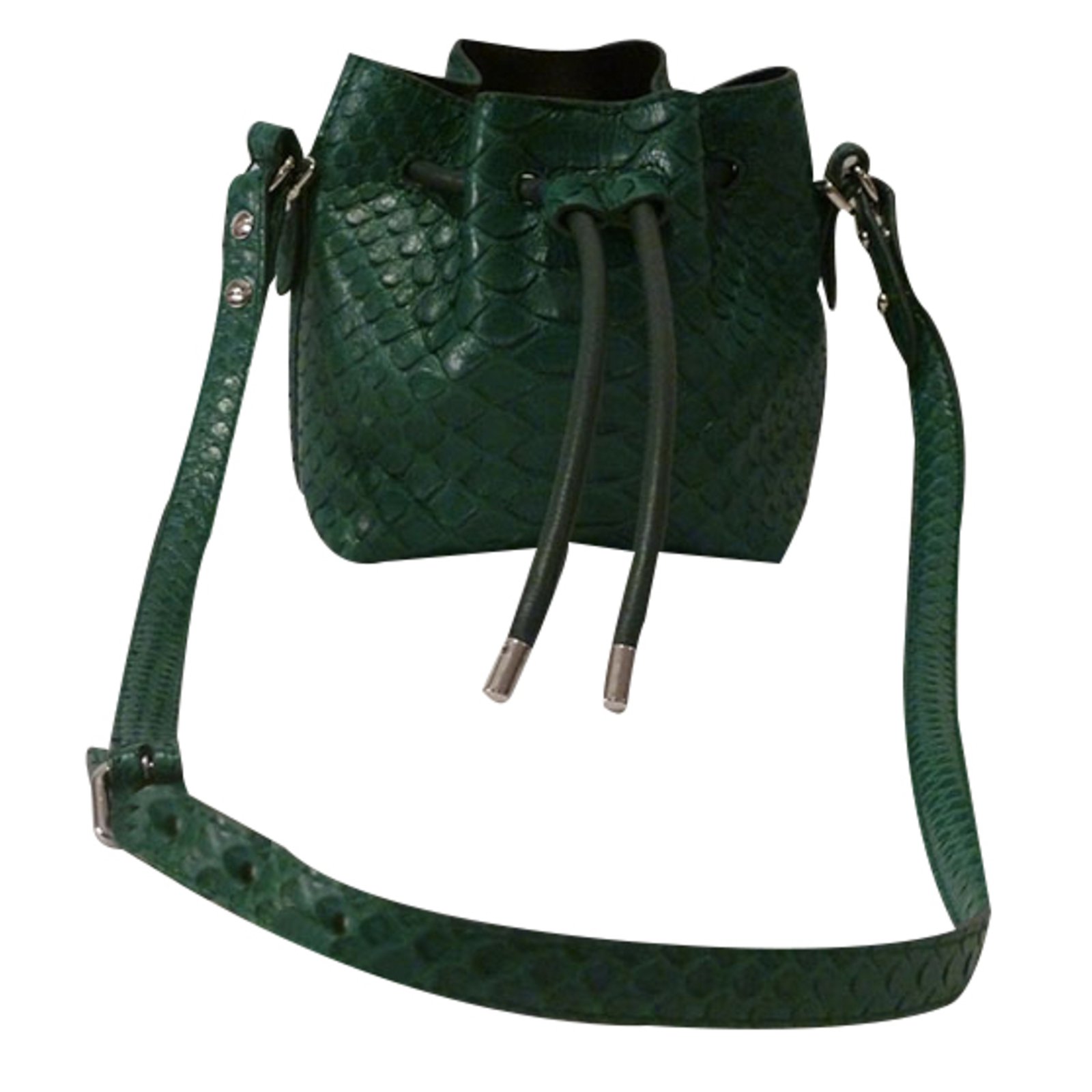 Python Small Bucket Cross Body Bag