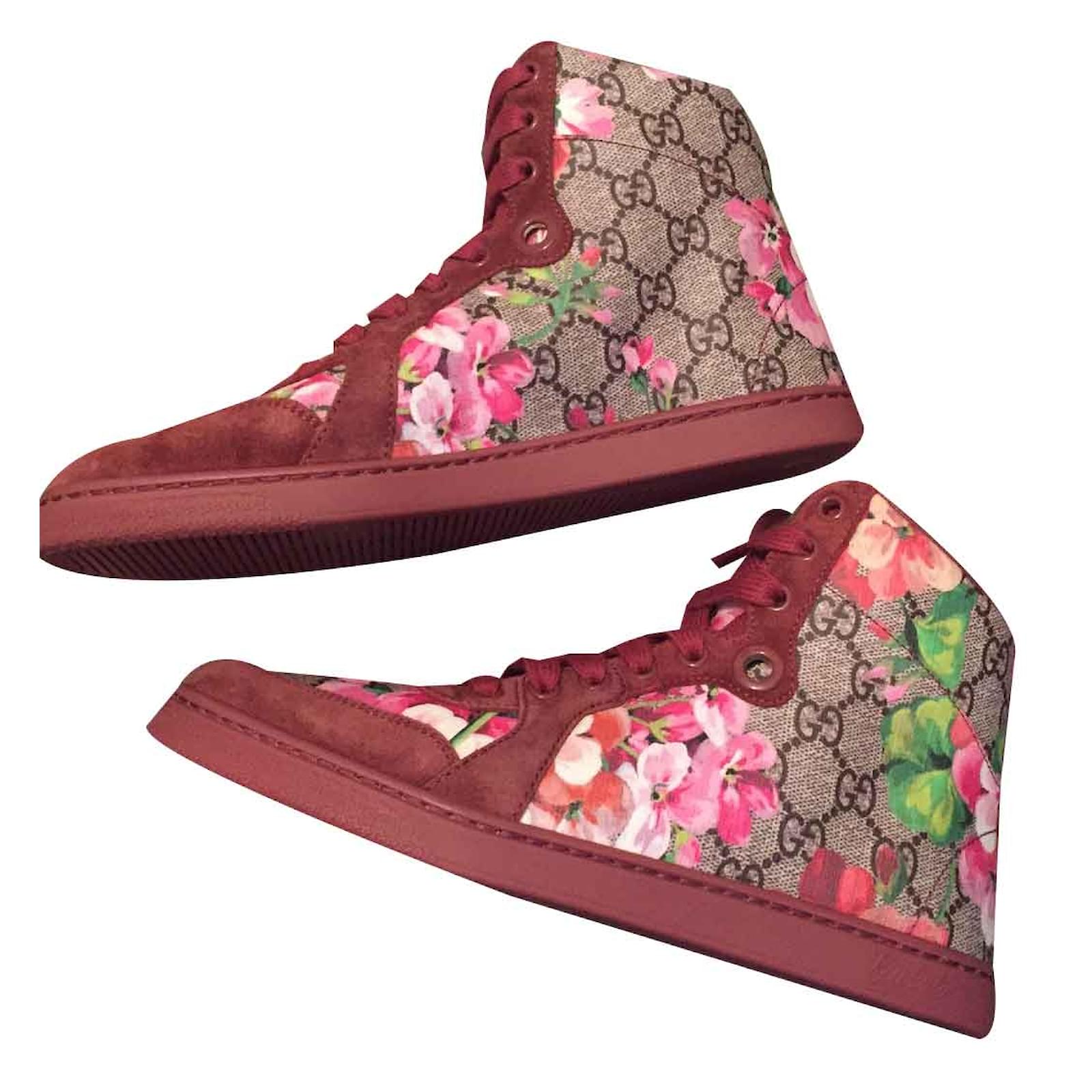 gucci high tops pink