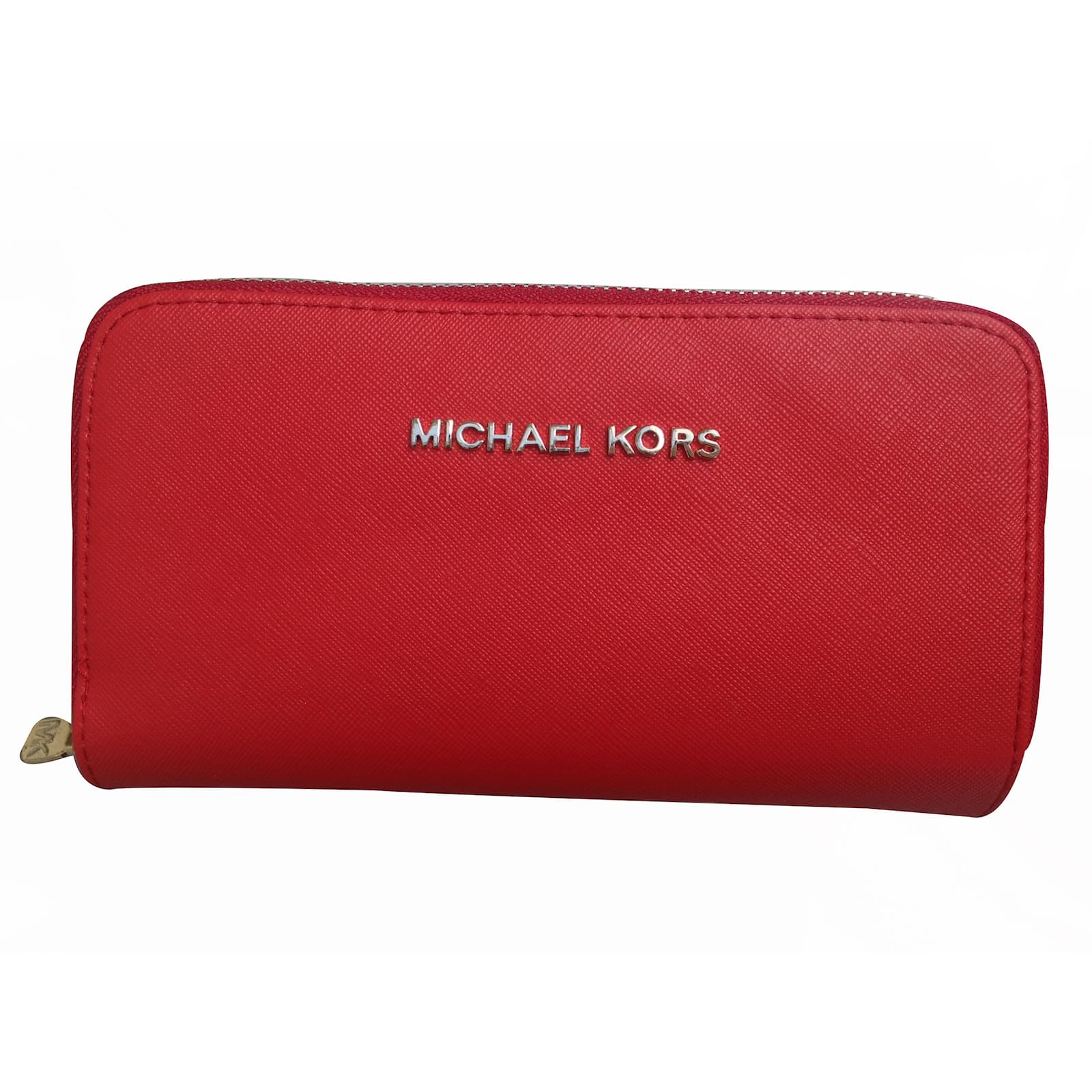 Michael Kors Purse Red Leather ref.21900 - Joli Closet