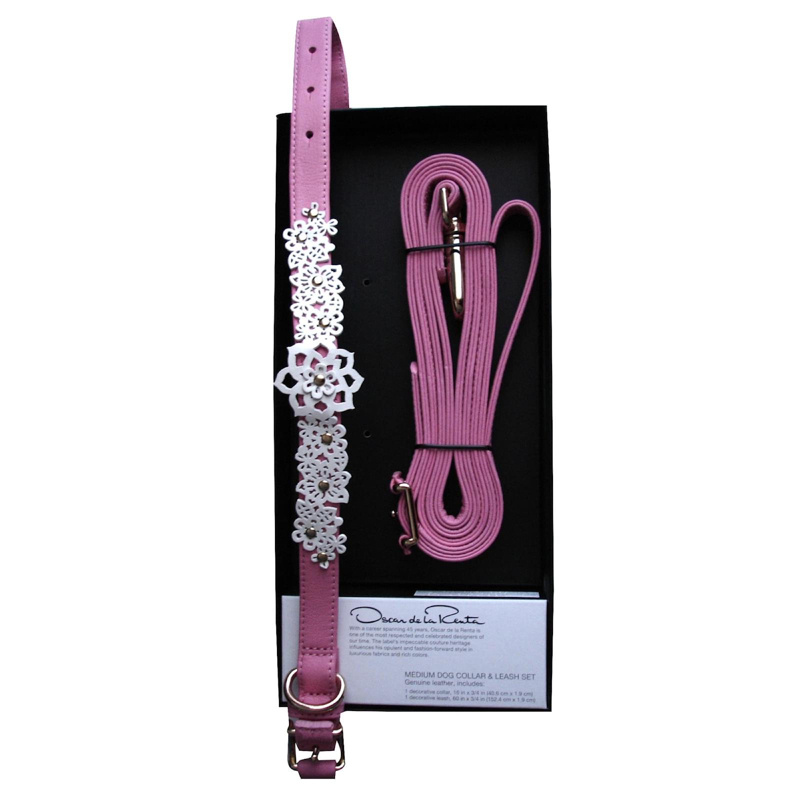 Oscar de la renta dog collar Clearance