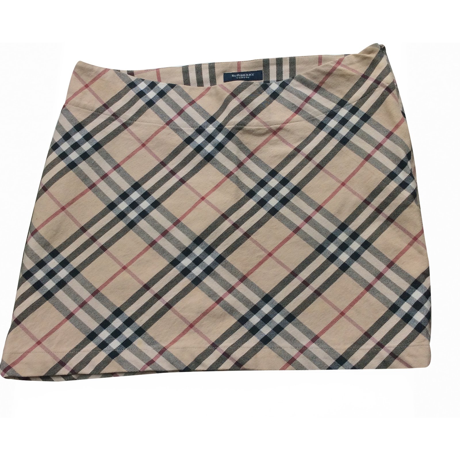 Burberry Skirt Beige Cotton ref.22140 - Joli Closet