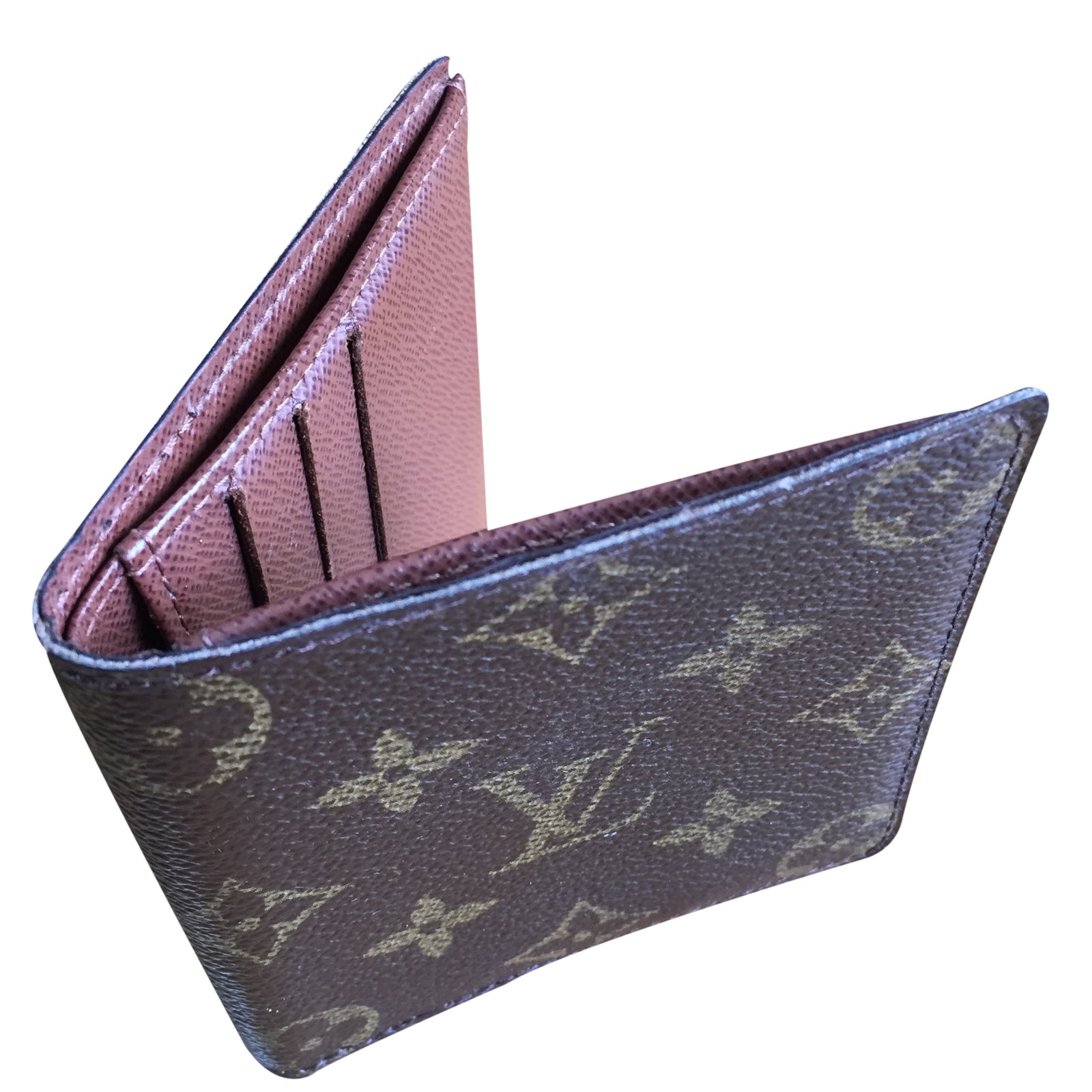 Louis Vuitton Card Wallet Brown Synthetic ref.22558 - Joli Closet