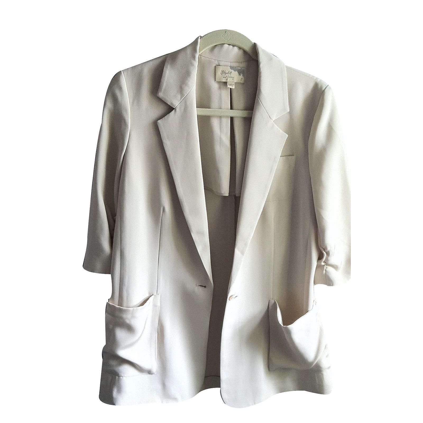 Veste Blazer Femme Vert Elizabeth And James - Taille M - État Très Bon - Coupe Classique