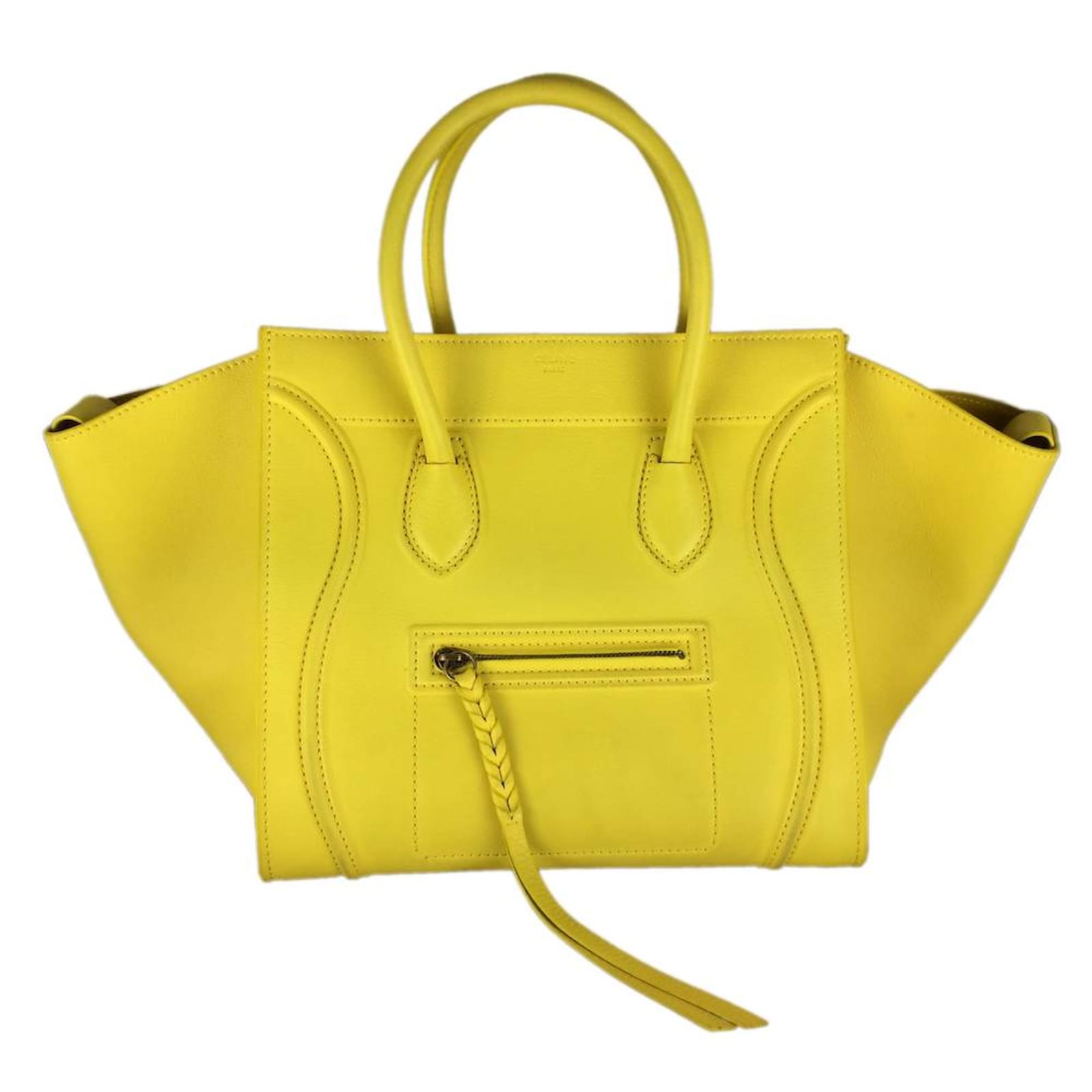 sac celine jaune