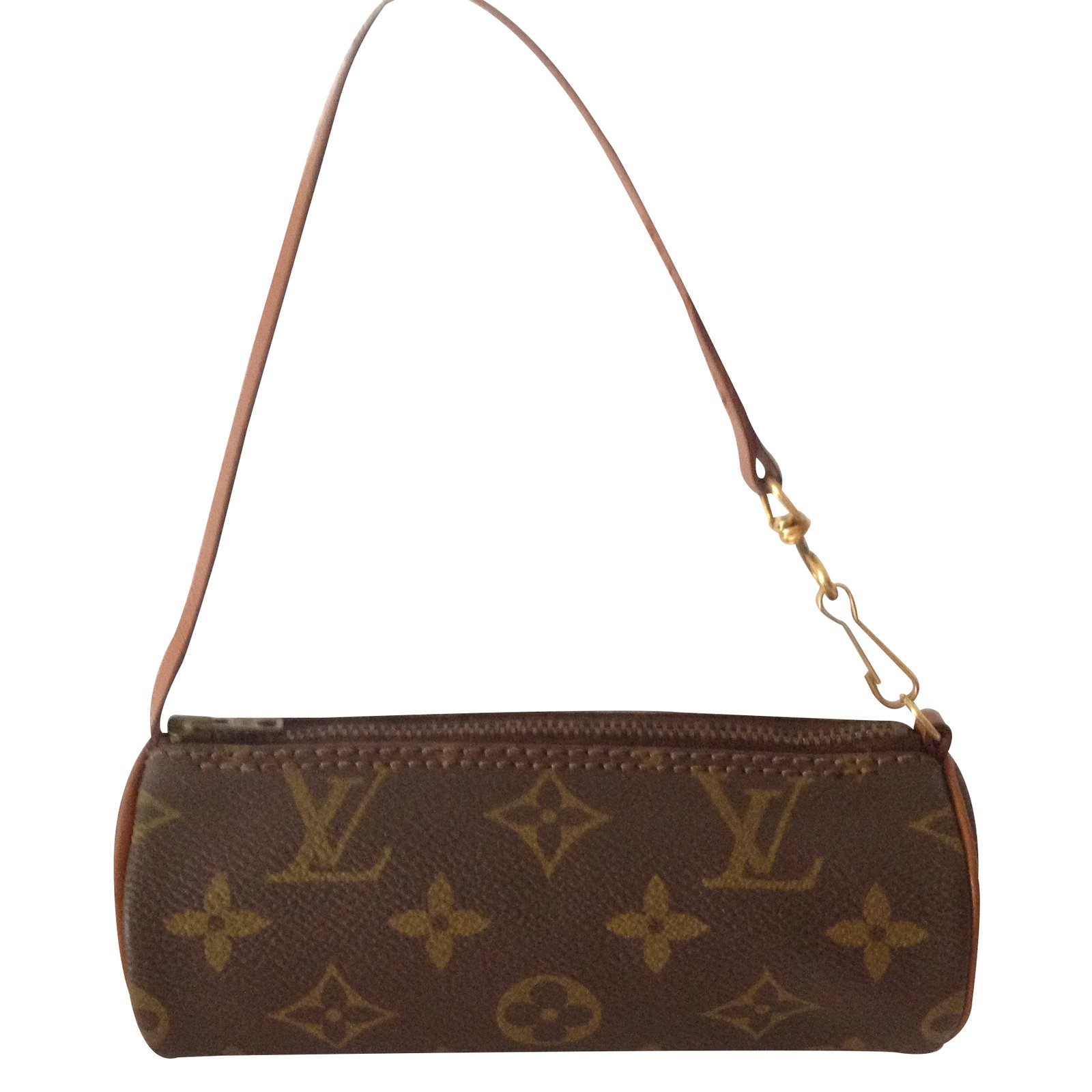 Papillon Louis Vuitton Handbag Brown Leather ref.23392 - Joli Closet